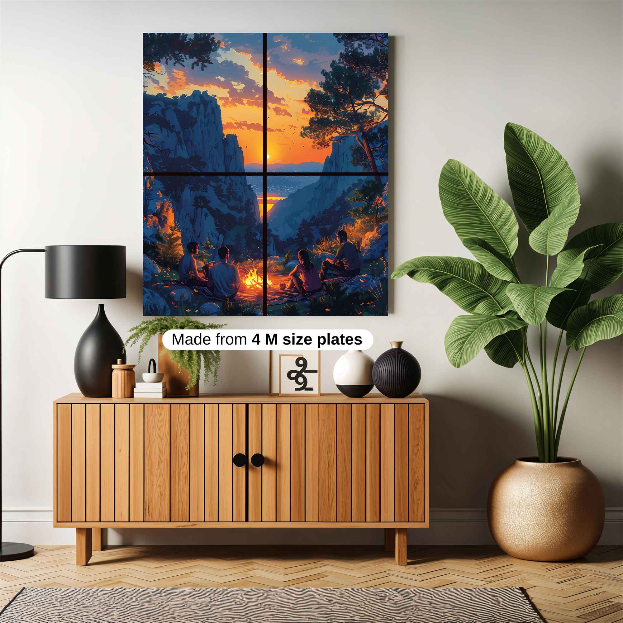 Sunset Serenity Safe Wall Magnetic / M