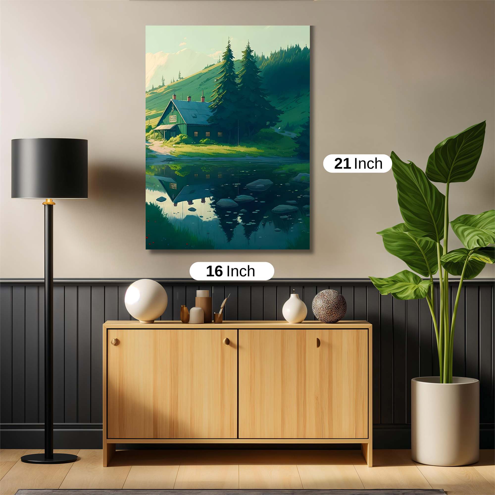 Cabin Serenity Safe Wall Magnetic / M