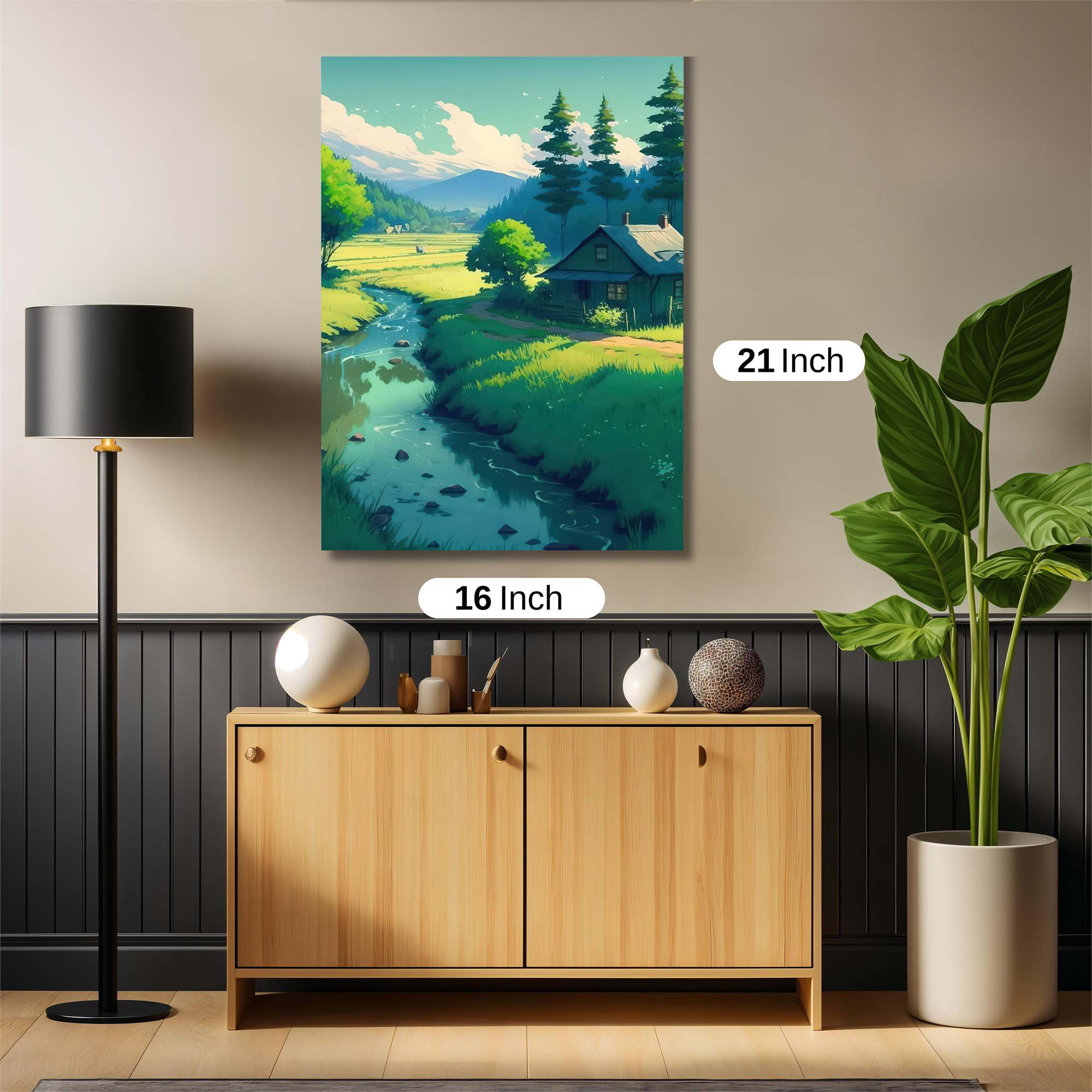 Cabin Serenity Safe Wall Magnetic / M