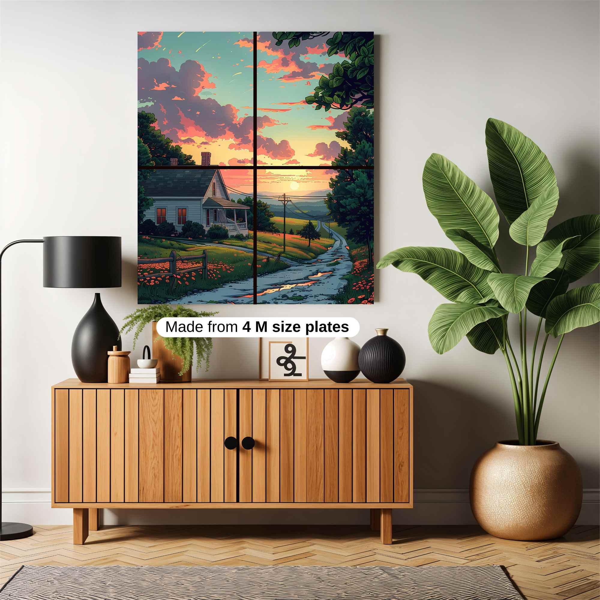Sunset Serenity Safe Wall Magnetic / M