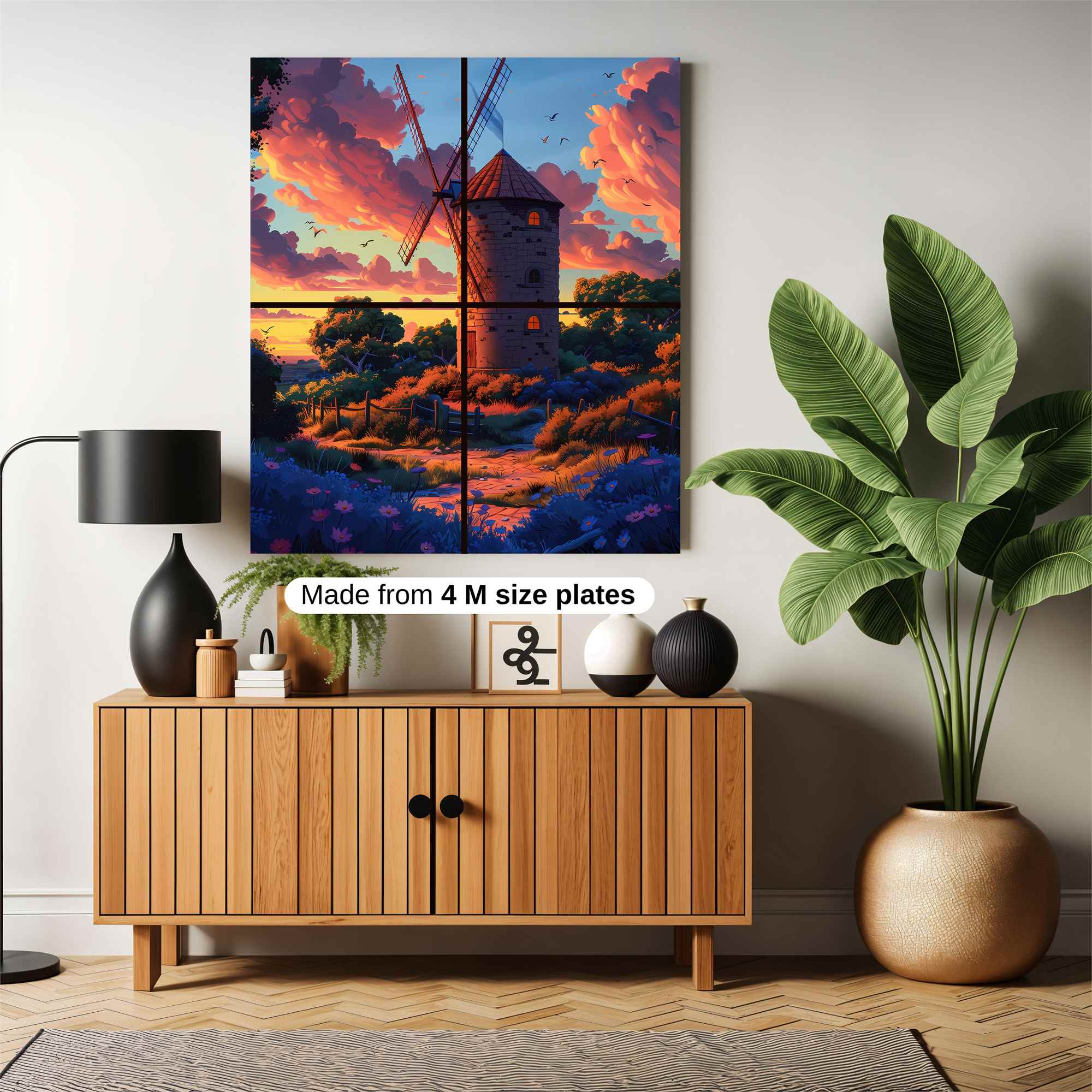 Sunset Serenity Safe Wall Magnetic / M