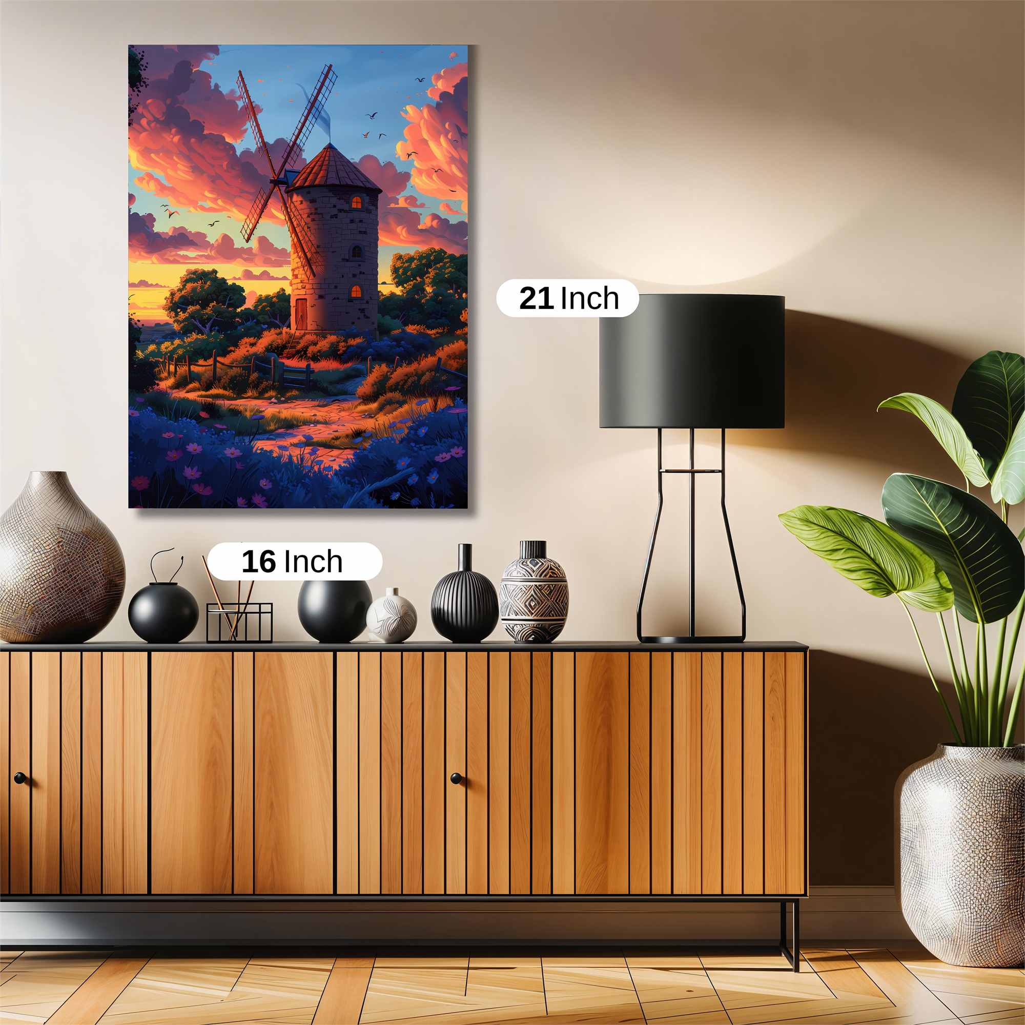 Sunset Serenity Safe Wall Magnetic / M