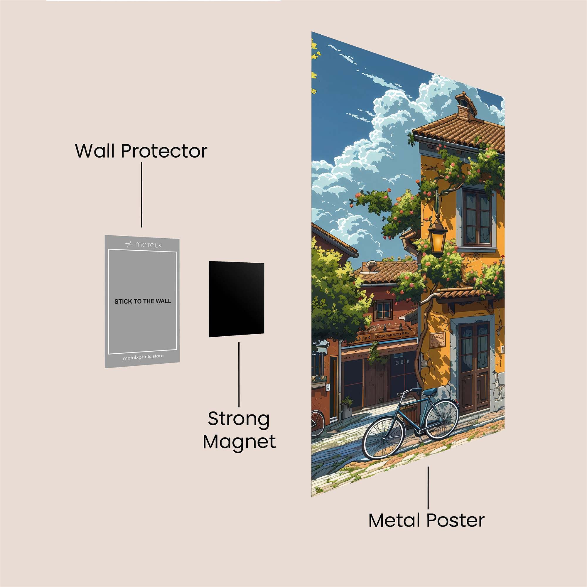 Sunlit Serenity Safe Wall Magnetic / M