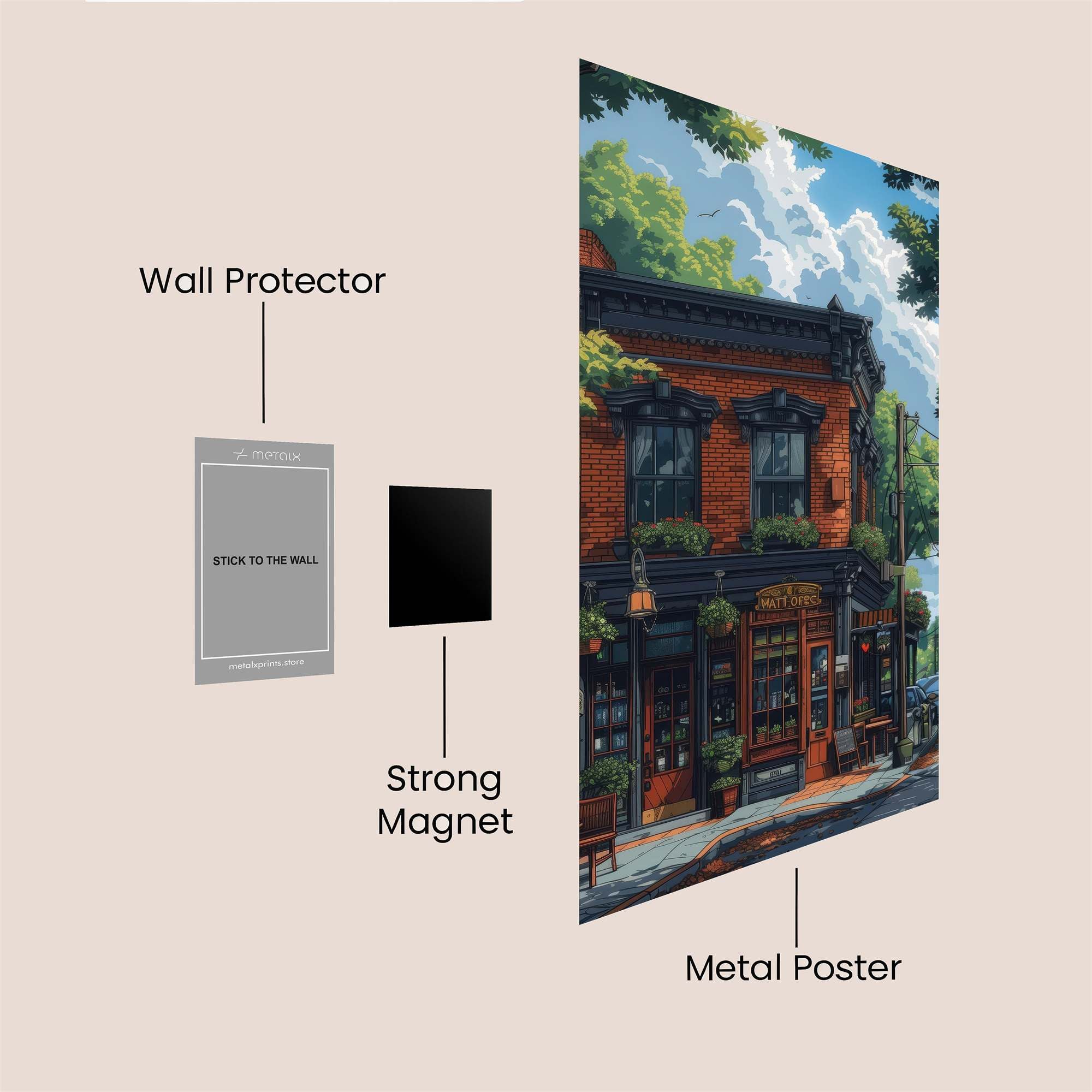 Quaint Serenity Safe Wall Magnetic / M