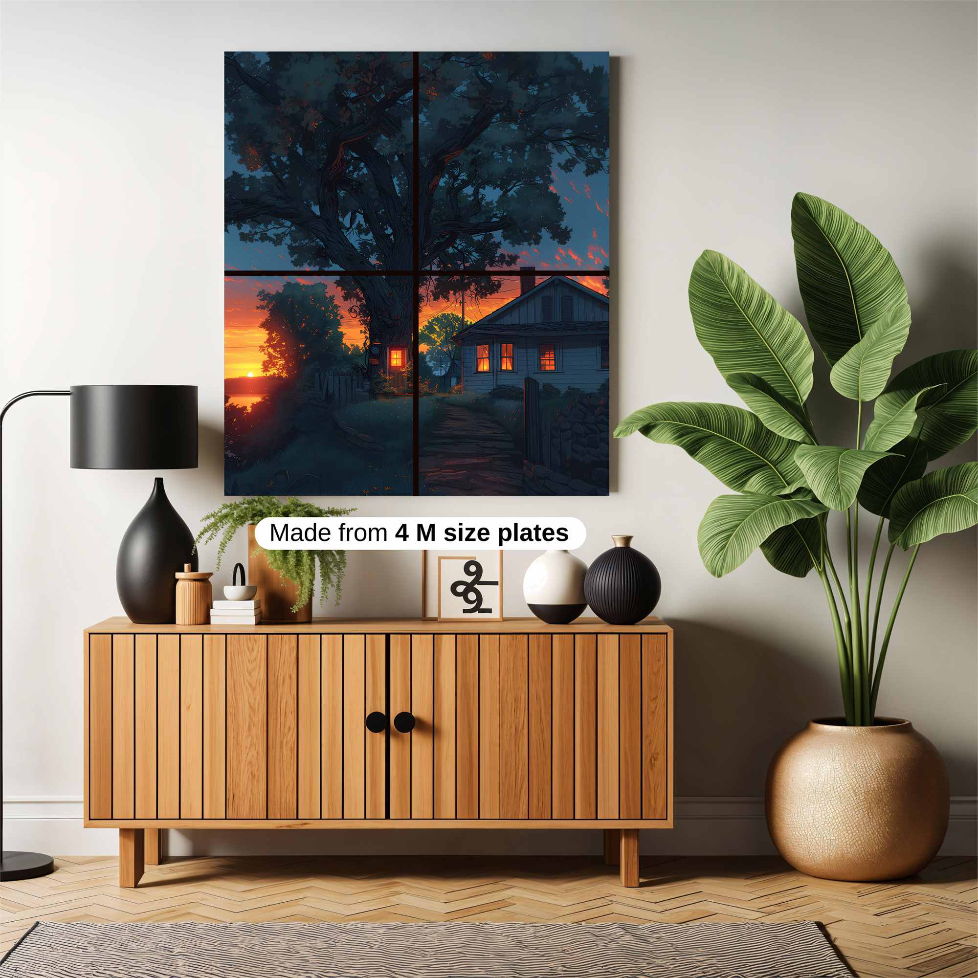 Sunset Serenity Safe Wall Magnetic / M