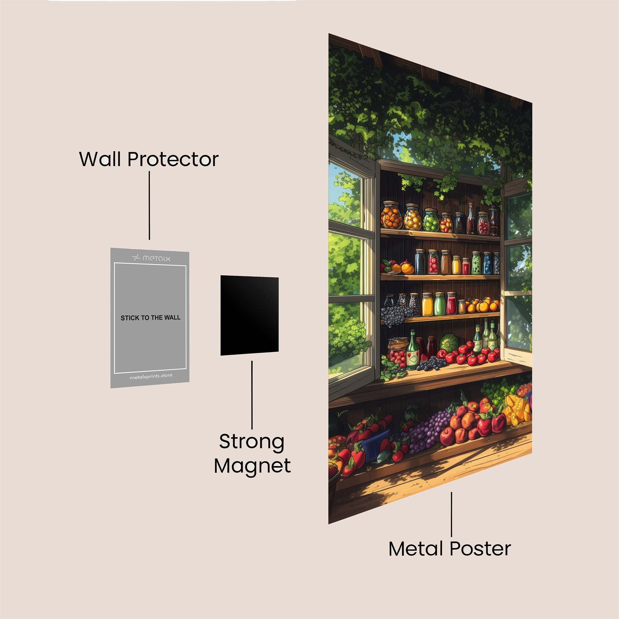 Pantry Bliss Safe Wall Magnetic / M