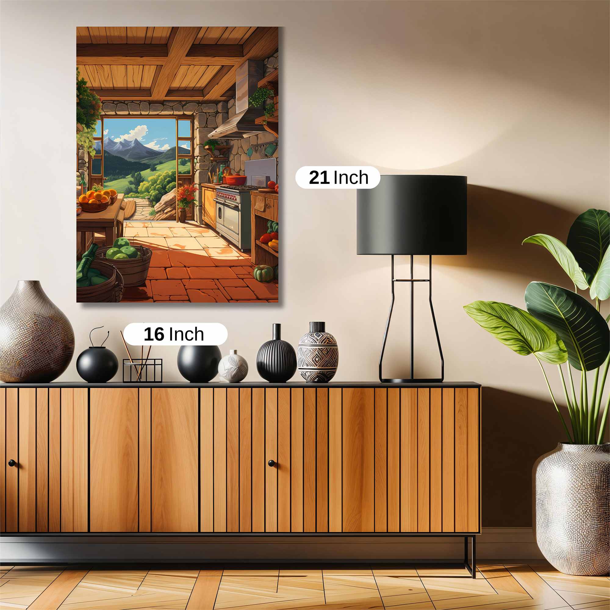 Mountain Serenity Safe Wall Magnetic / M