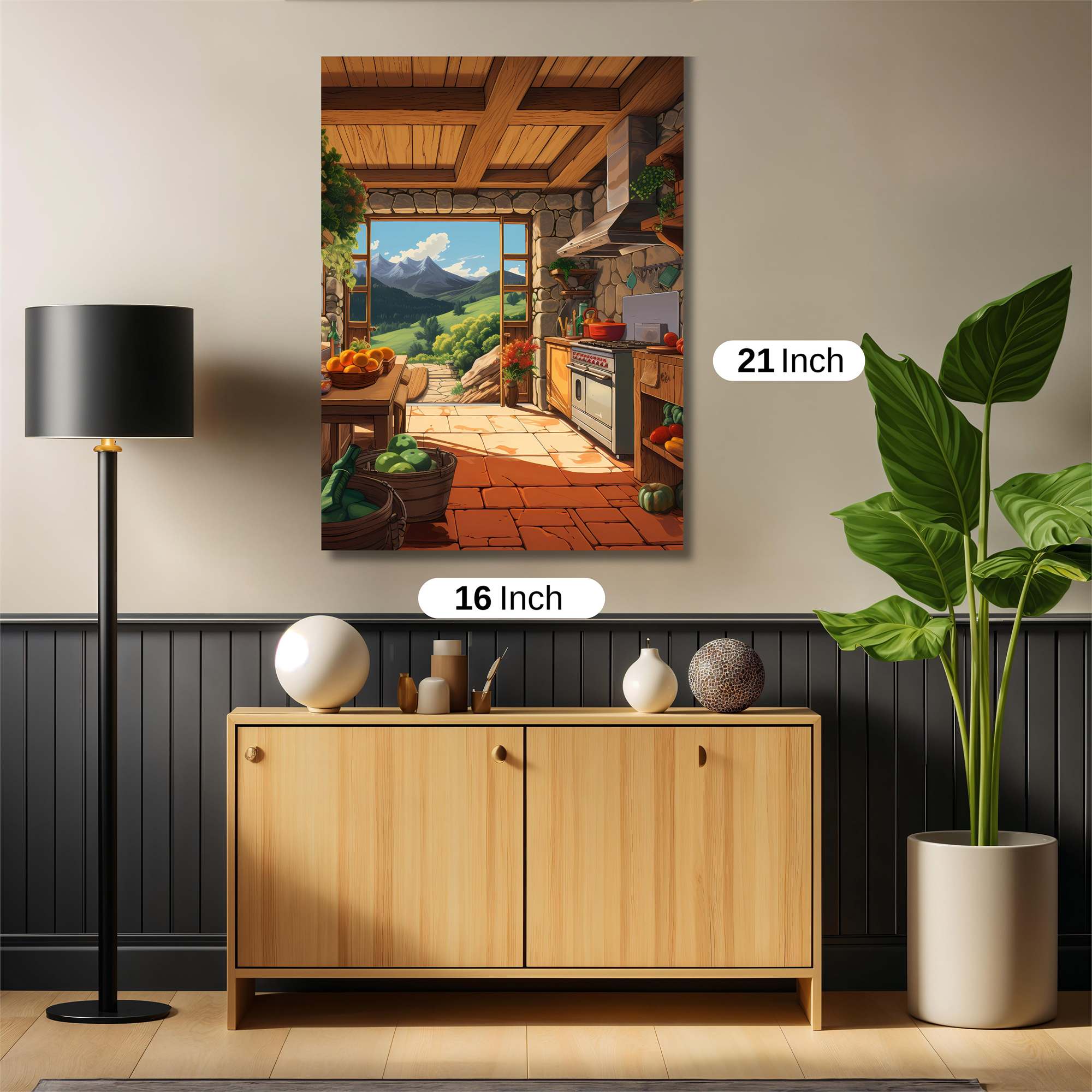 Mountain Serenity Safe Wall Magnetic / M