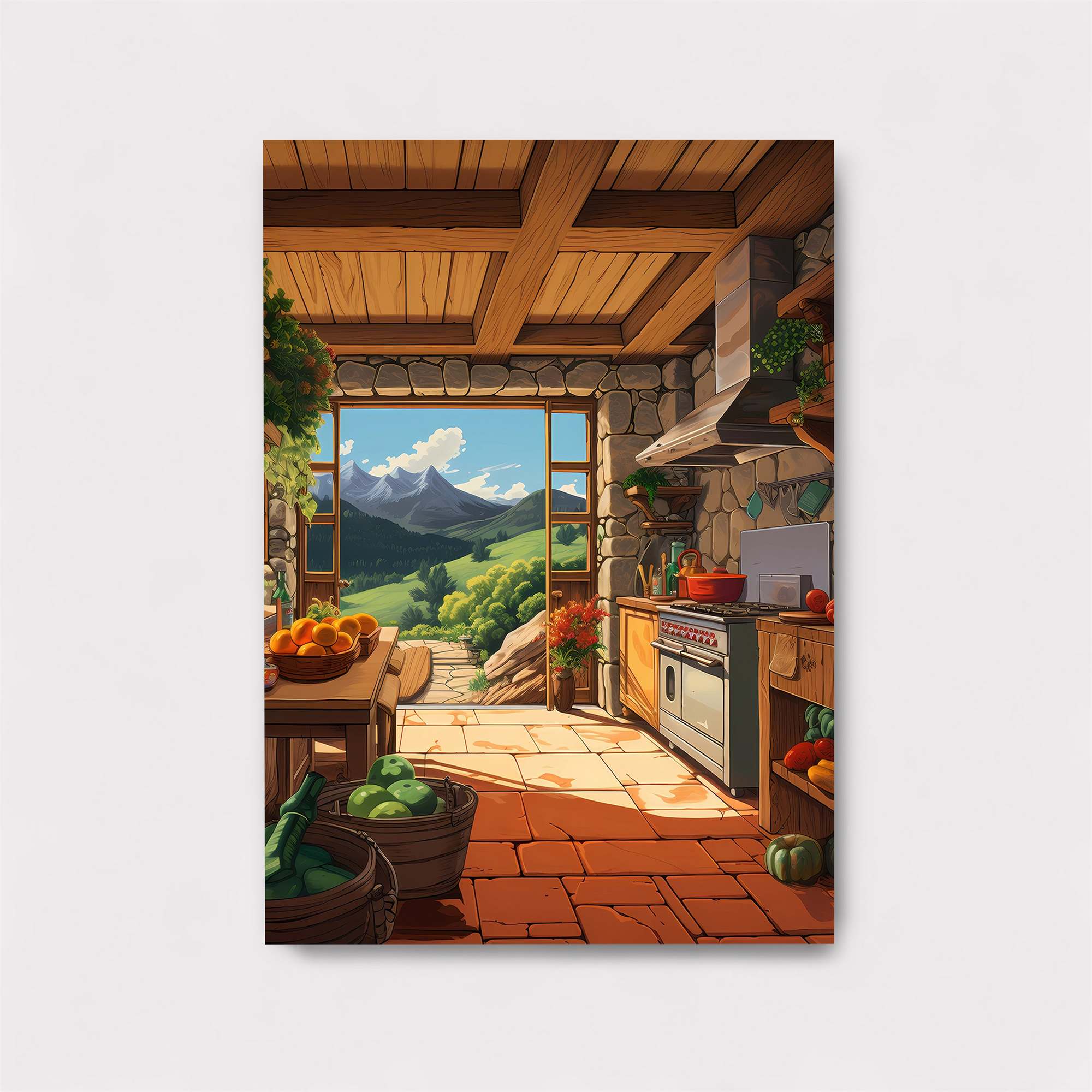 Mountain Serenity Safe Wall Magnetic / M