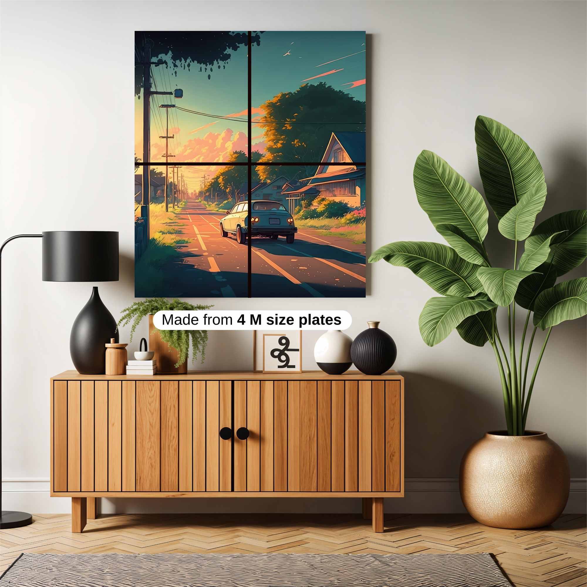 Sunset Serenity Safe Wall Magnetic / M