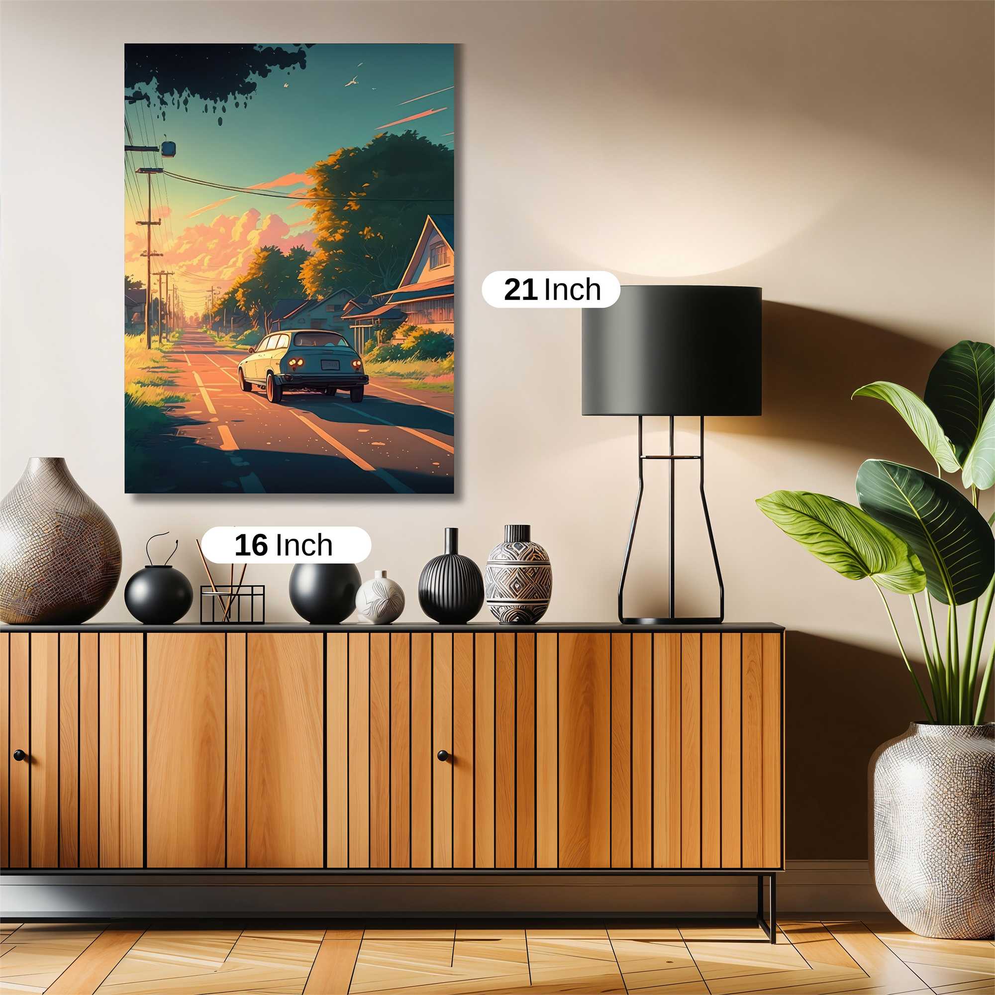Sunset Serenity Safe Wall Magnetic / M