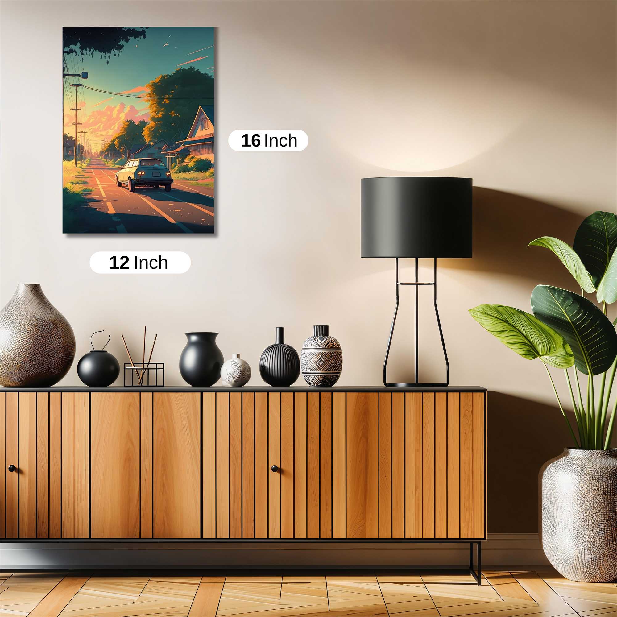 Sunset Serenity Safe Wall Magnetic / M