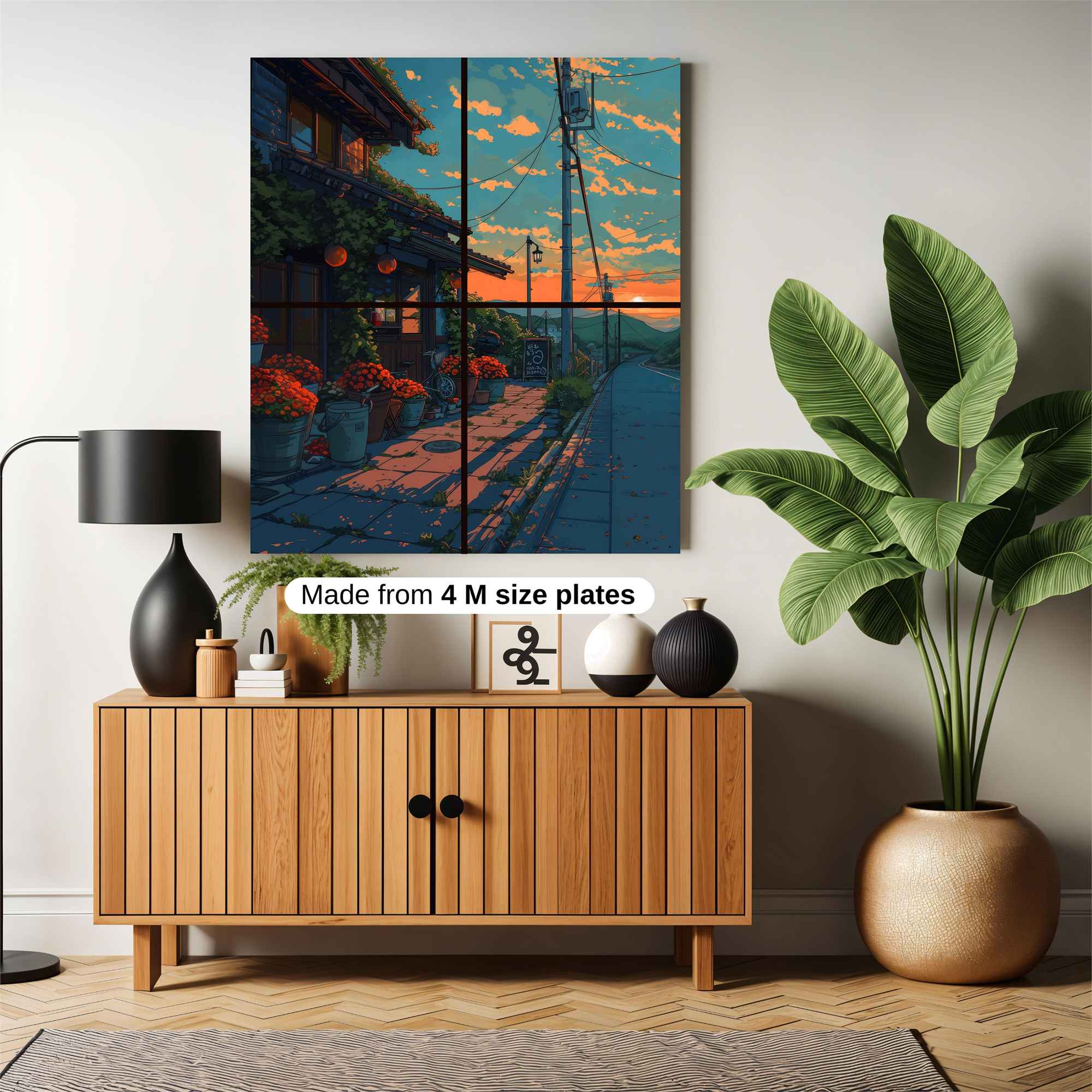 Sunset Serenity Safe Wall Magnetic / M