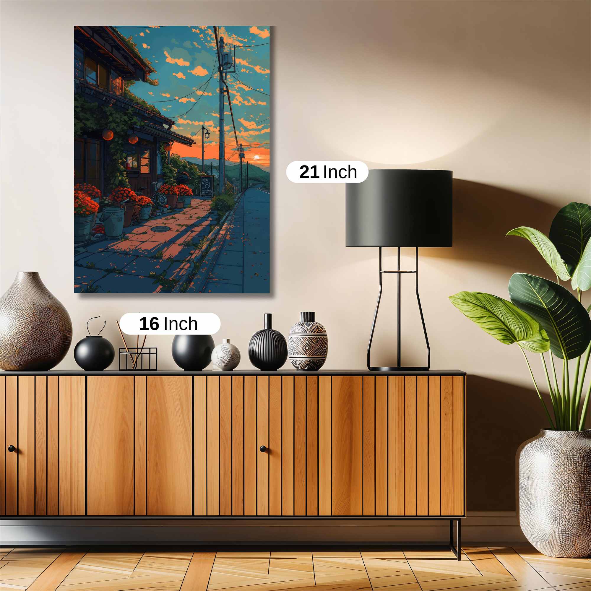 Sunset Serenity Safe Wall Magnetic / M