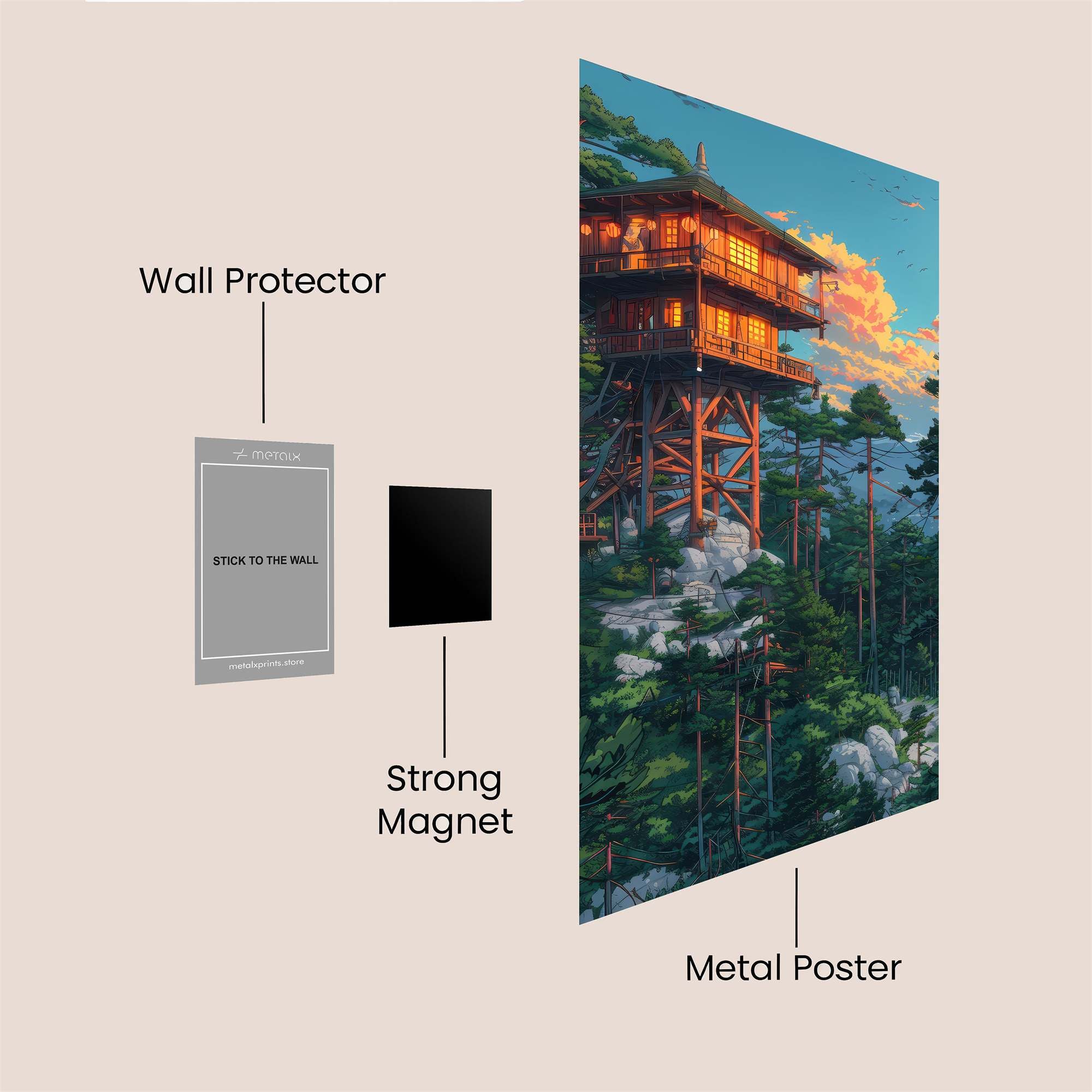 Forest Haven Safe Wall Magnetic / M