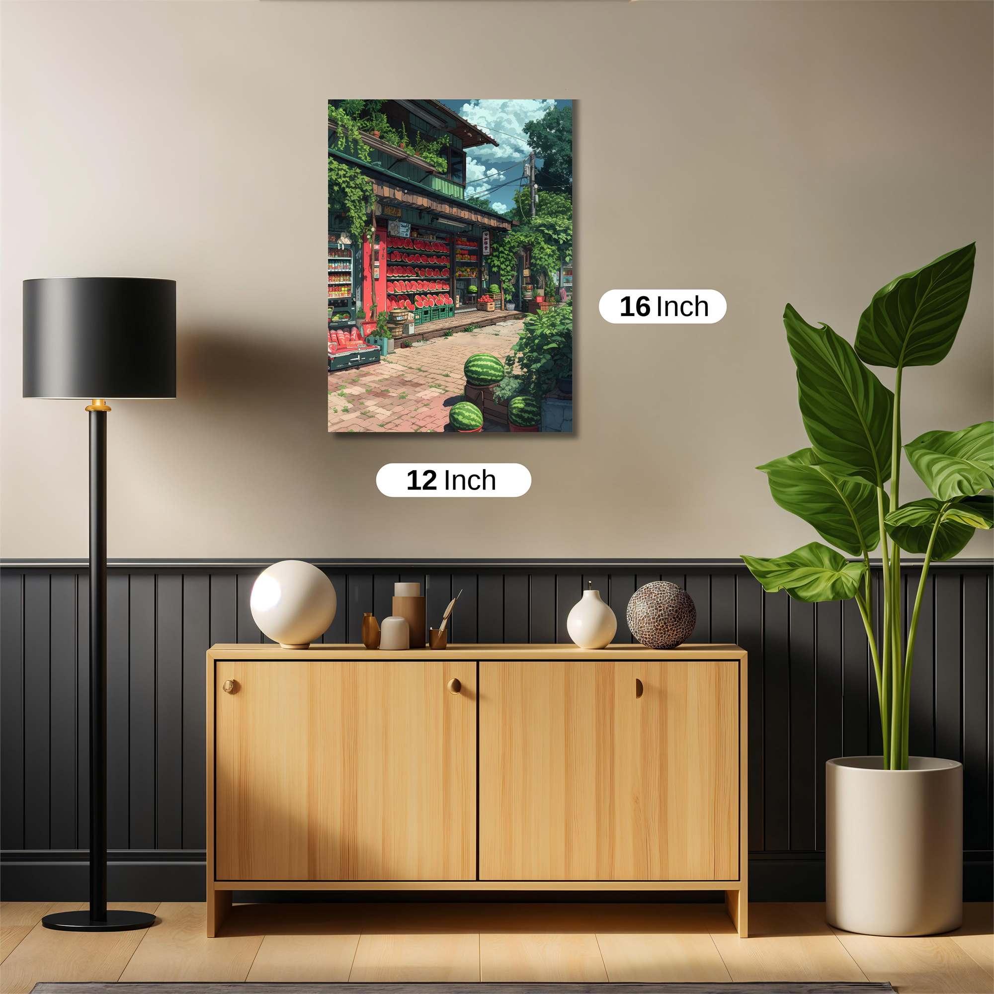 Watermelon Serenity Safe Wall Magnetic / M