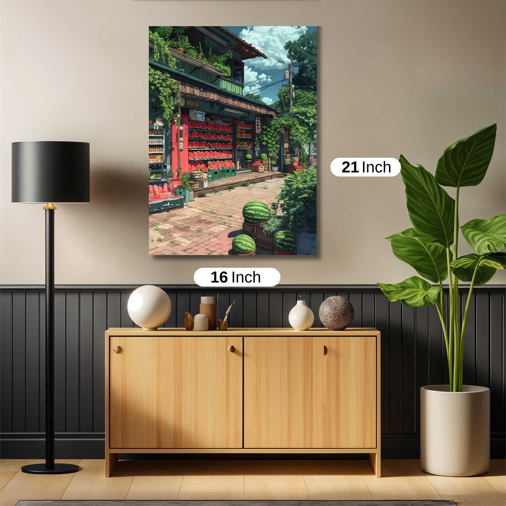 Watermelon Serenity Safe Wall Magnetic / M