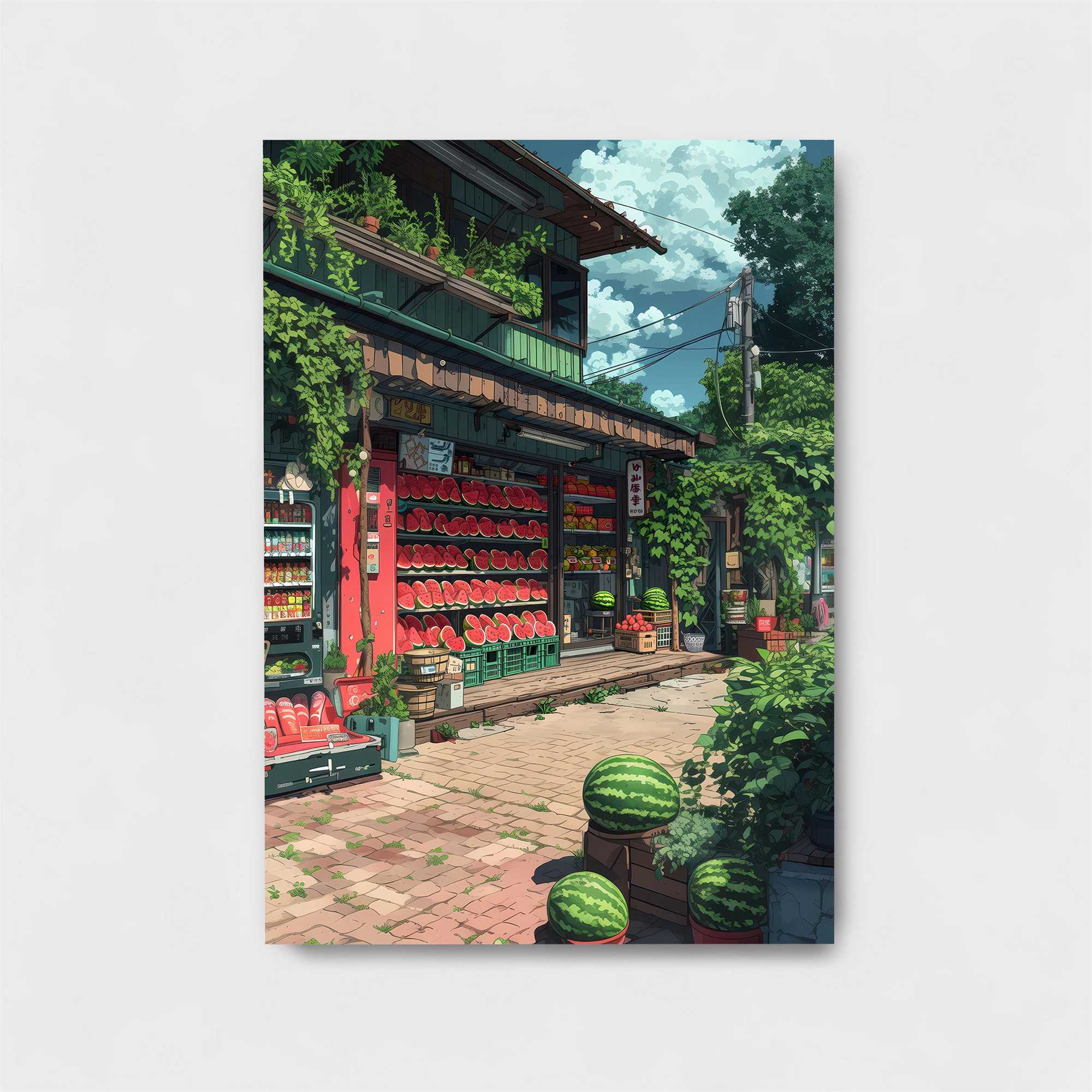 Watermelon Serenity Safe Wall Magnetic / M