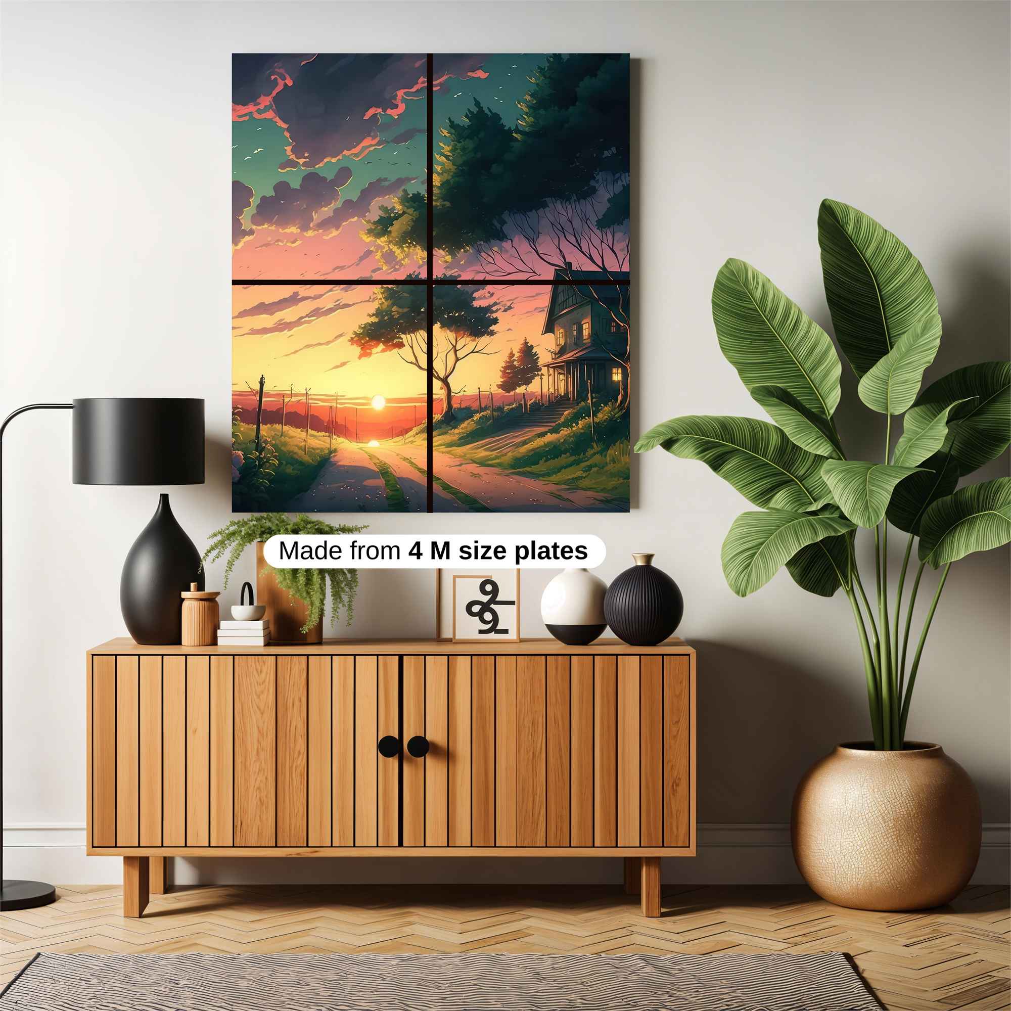 Sunset Serenity Safe Wall Magnetic / M