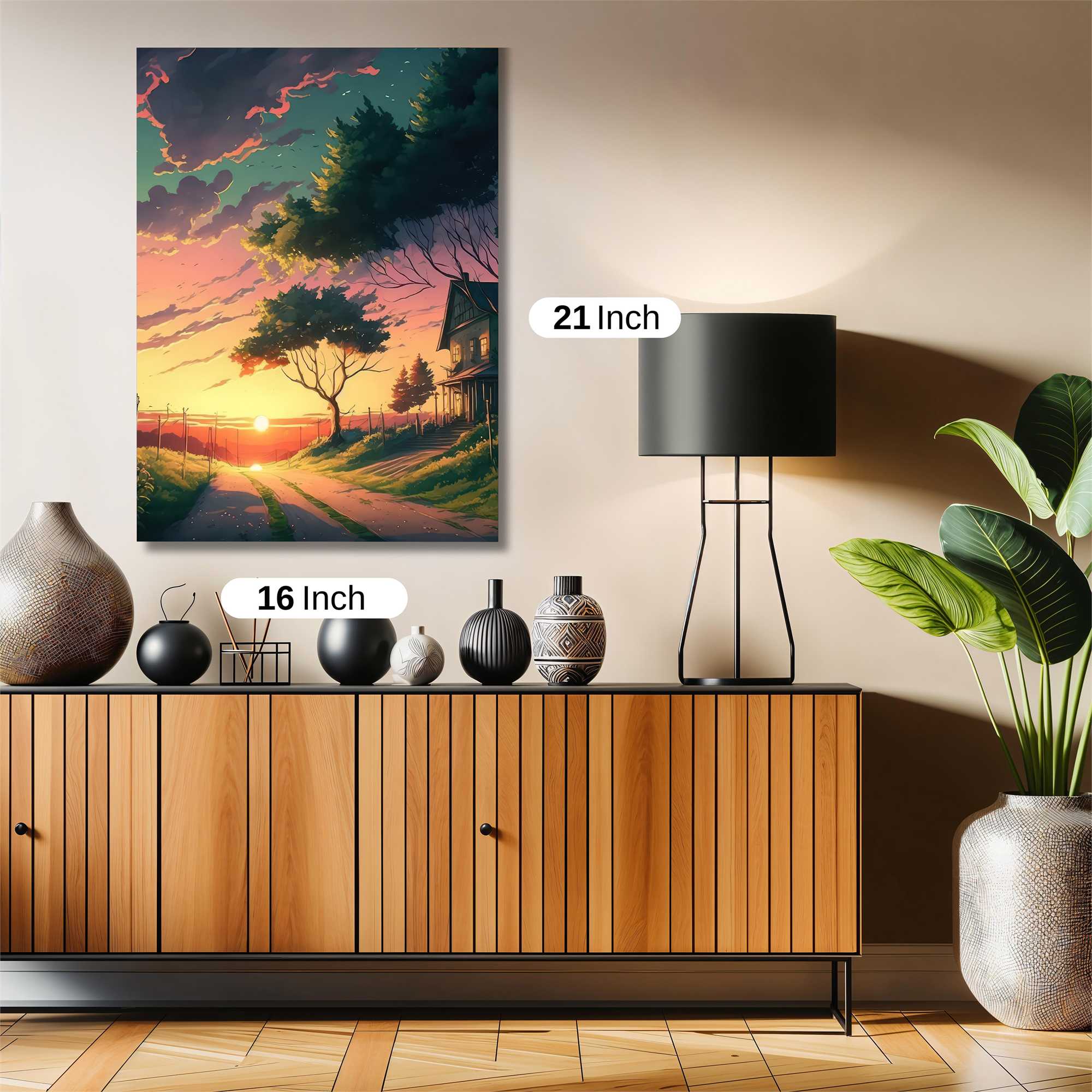 Sunset Serenity Safe Wall Magnetic / M