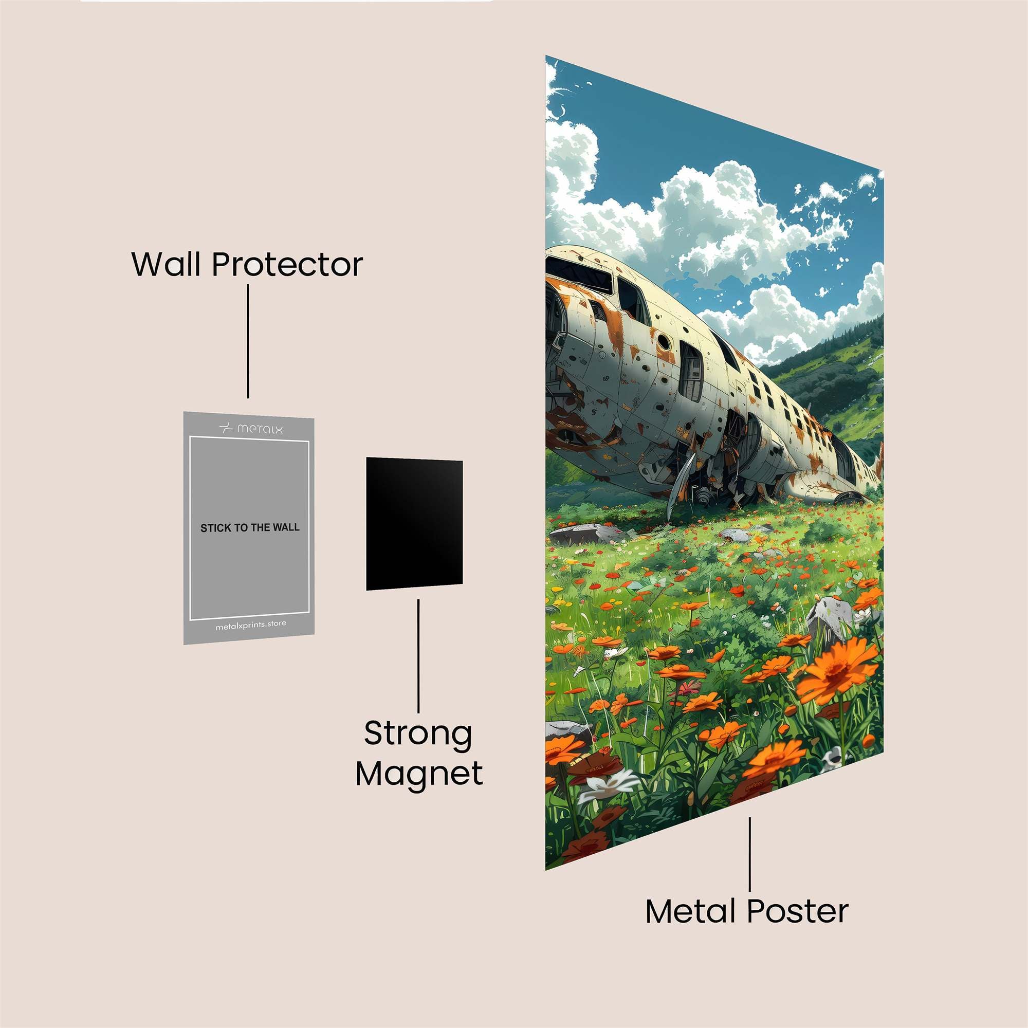 Wrecked Serenity Safe Wall Magnetic / M