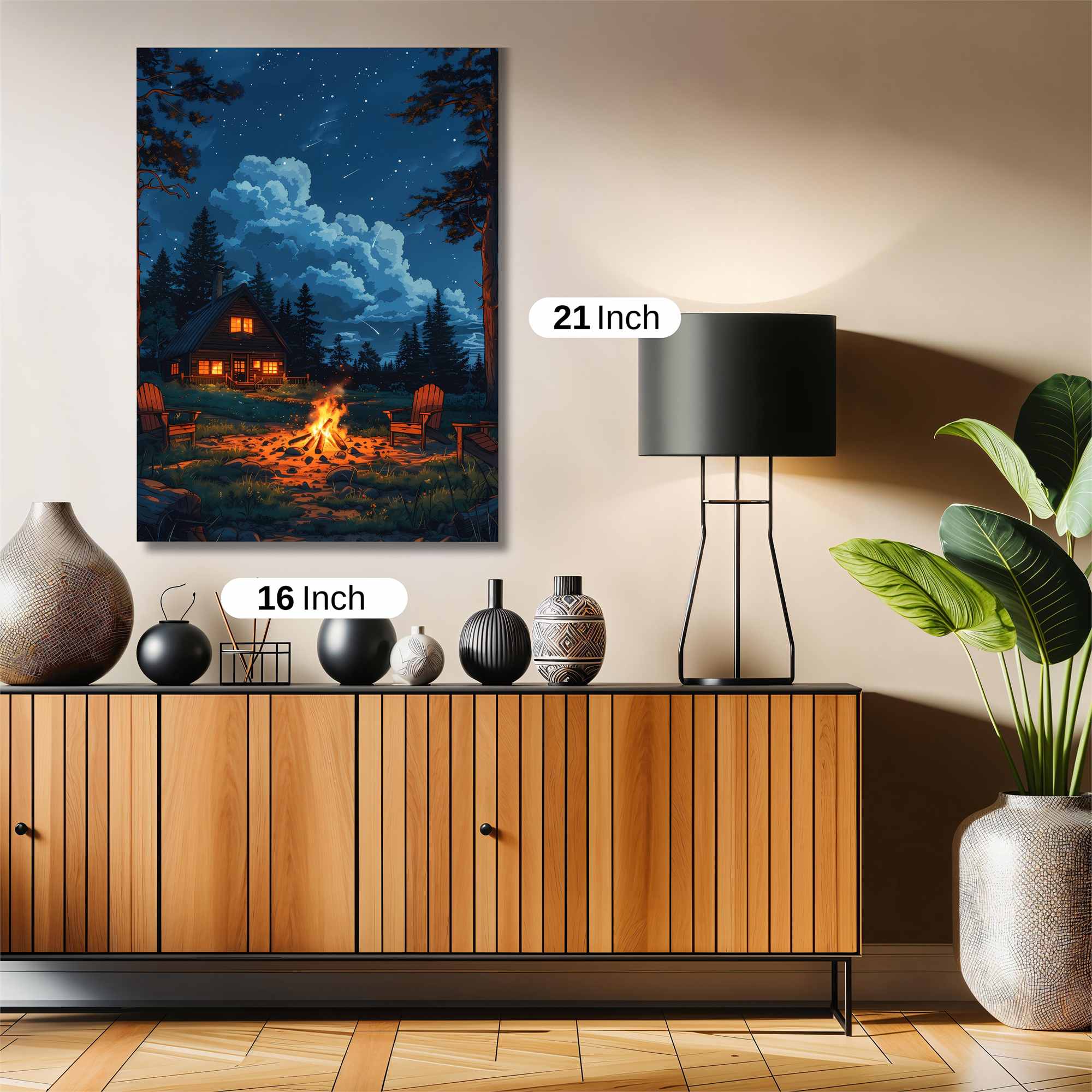Cabin Serenity Safe Wall Magnetic / M