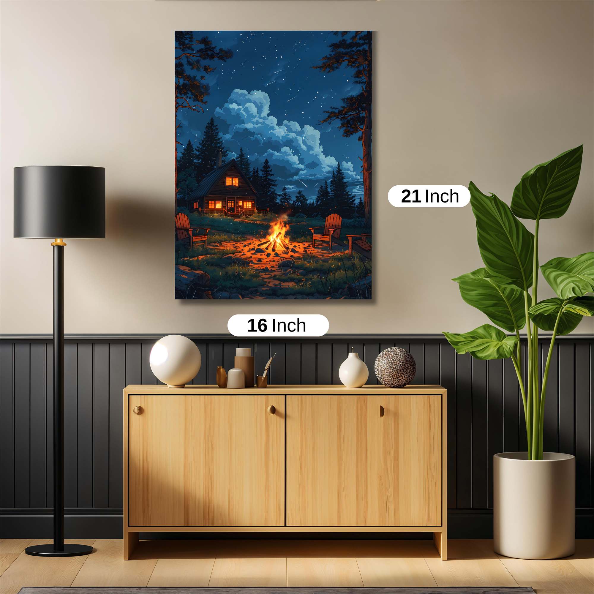 Cabin Serenity Safe Wall Magnetic / M