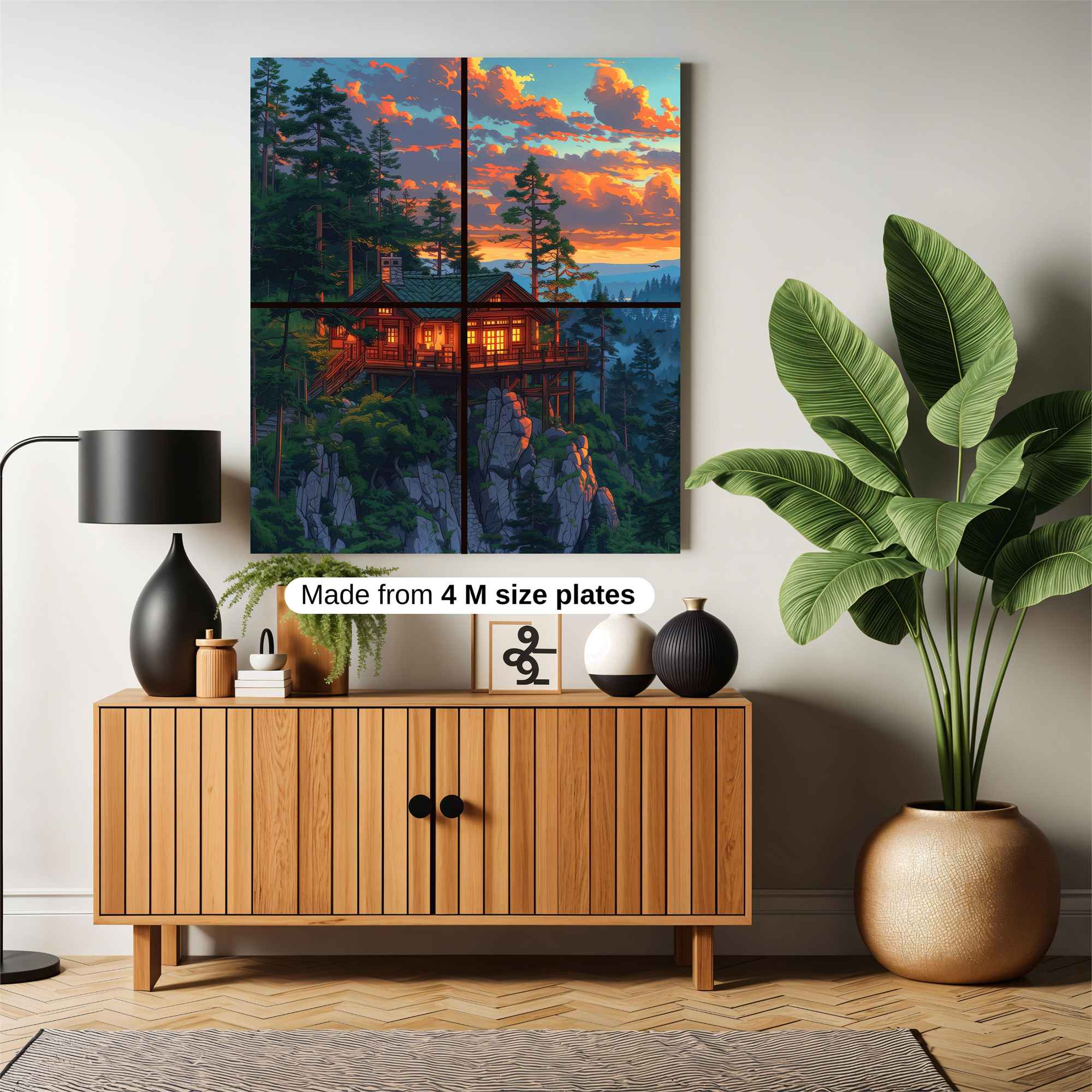 Cabin Serenity Safe Wall Magnetic / M