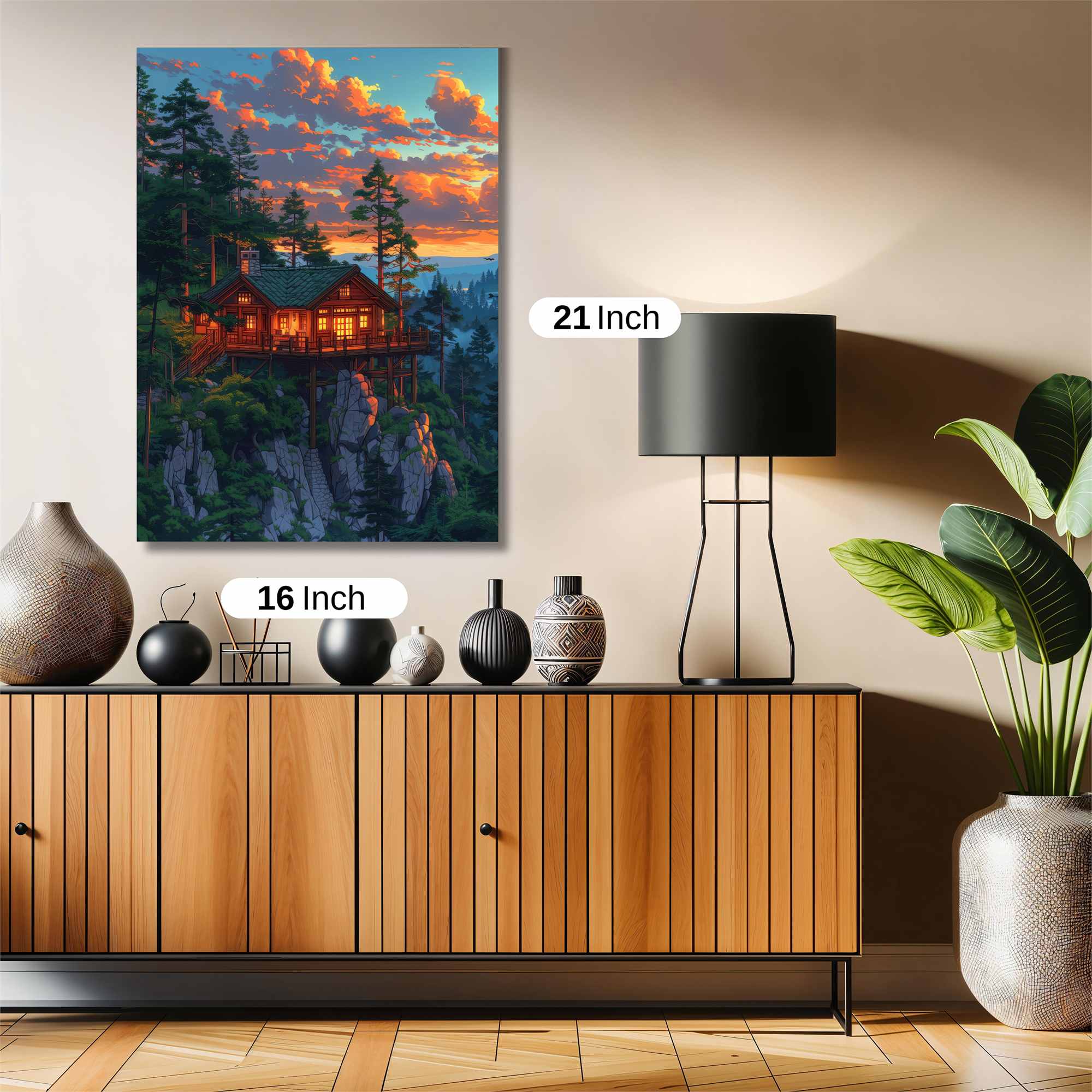 Cabin Serenity Safe Wall Magnetic / M