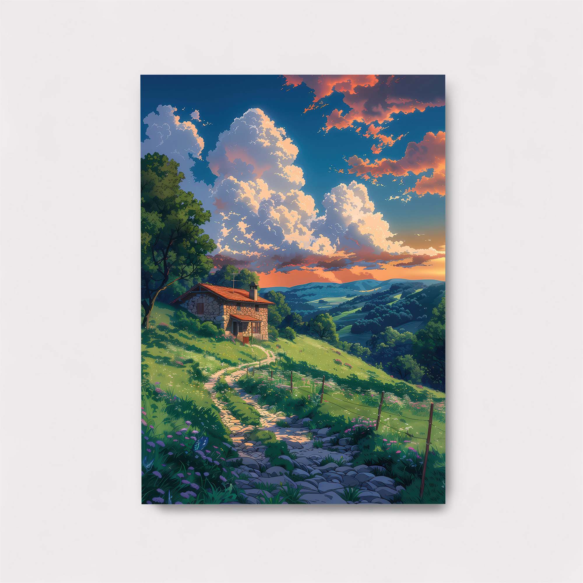 Cottage Serenity Safe Wall Magnetic / M