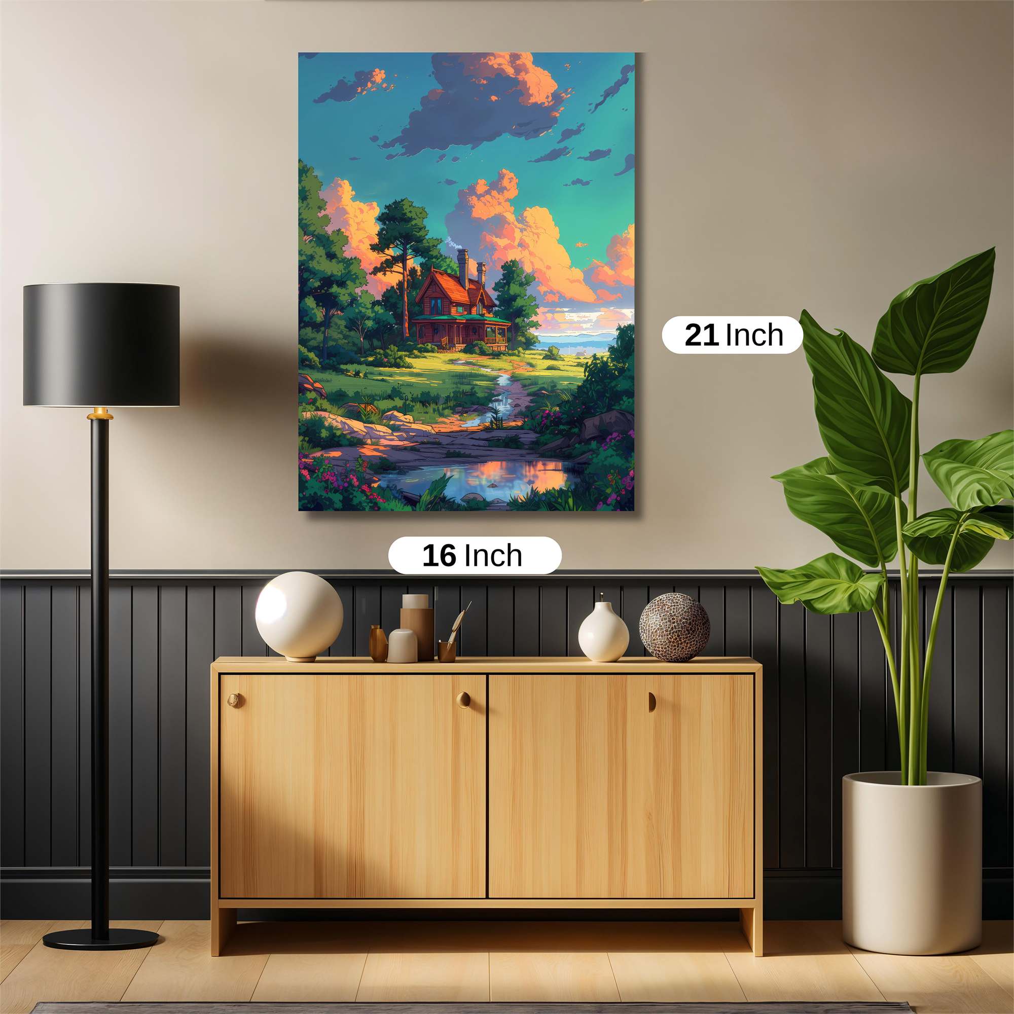 Cabin Serenity Safe Wall Magnetic / M