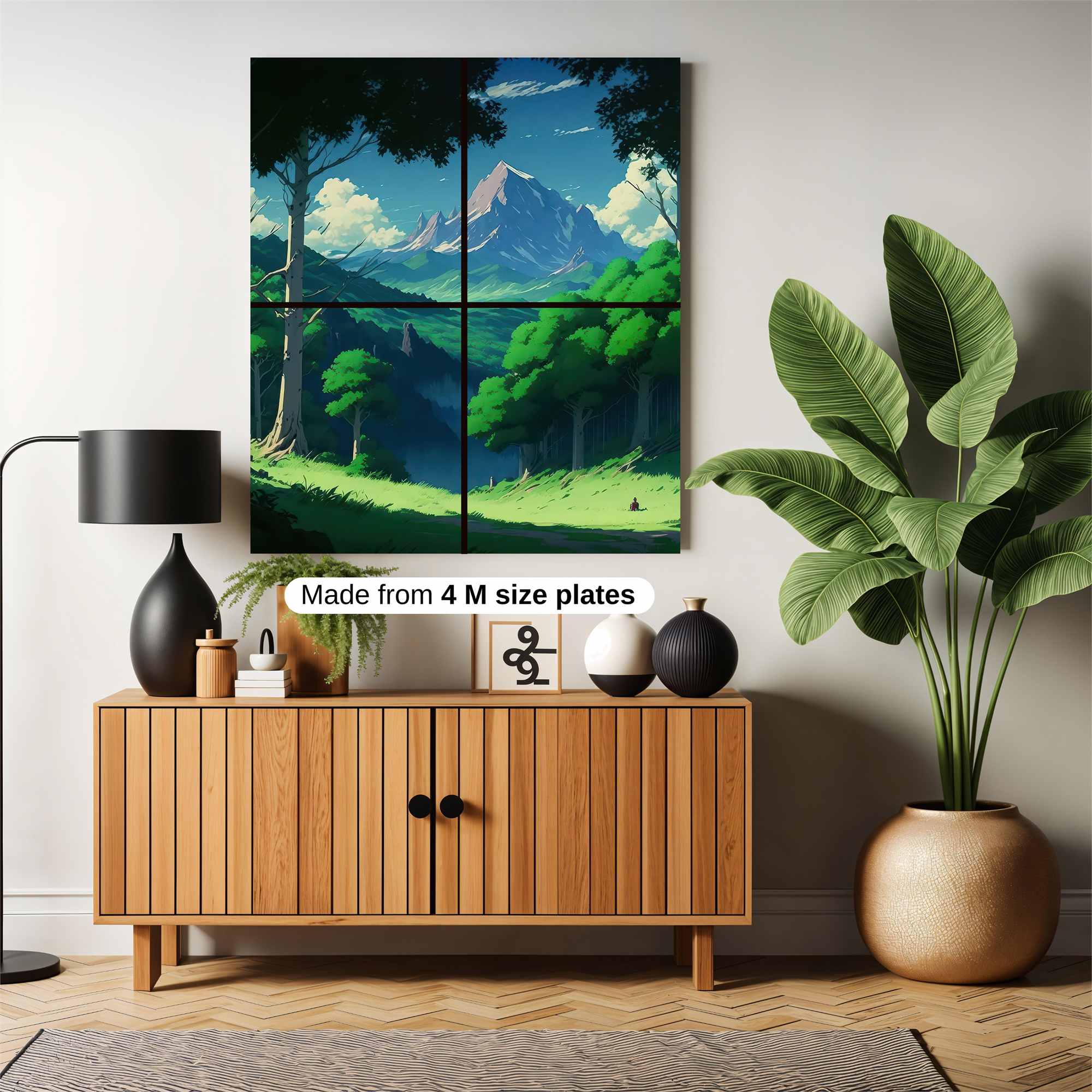 Mountain Serenity Safe Wall Magnetic / M