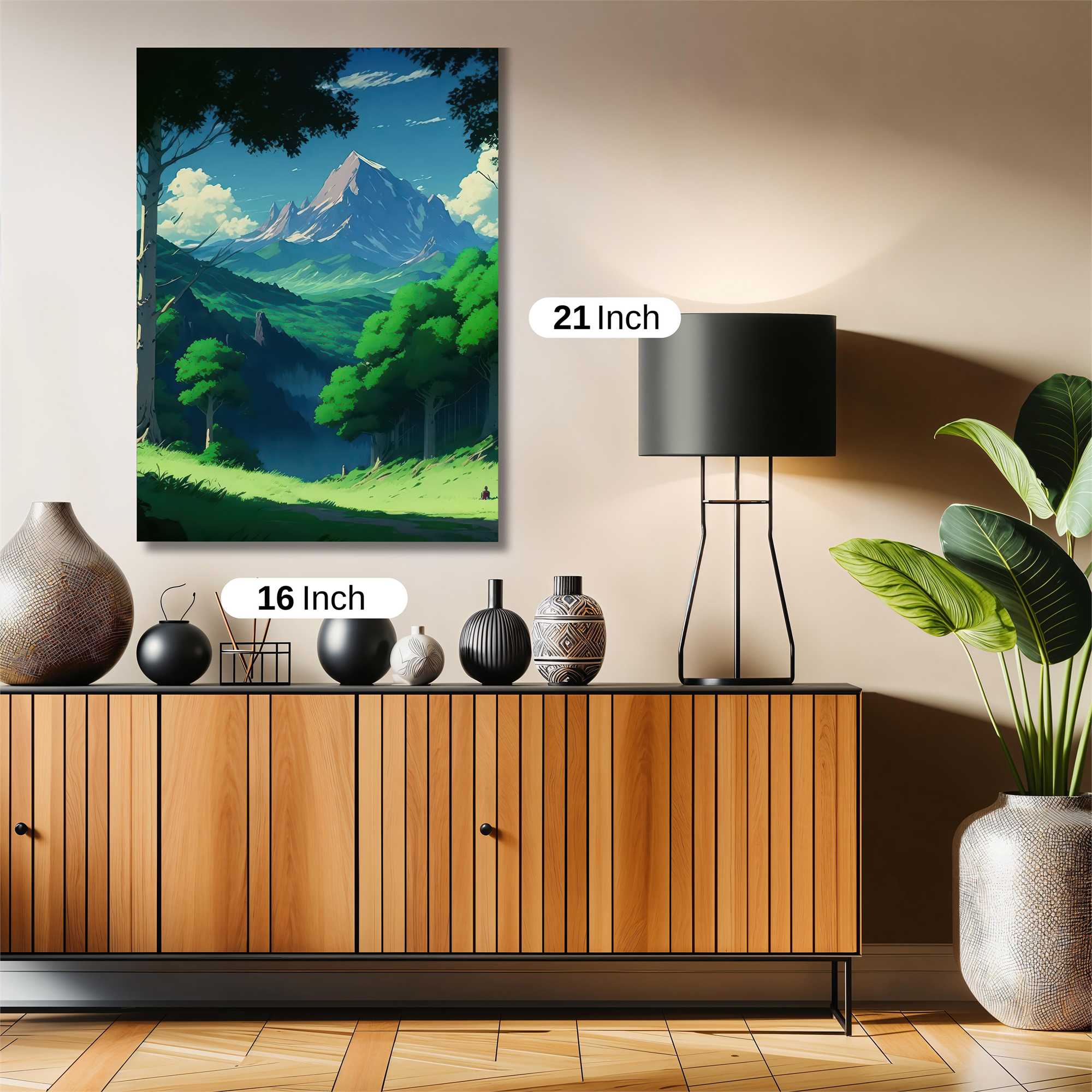 Mountain Serenity Safe Wall Magnetic / M