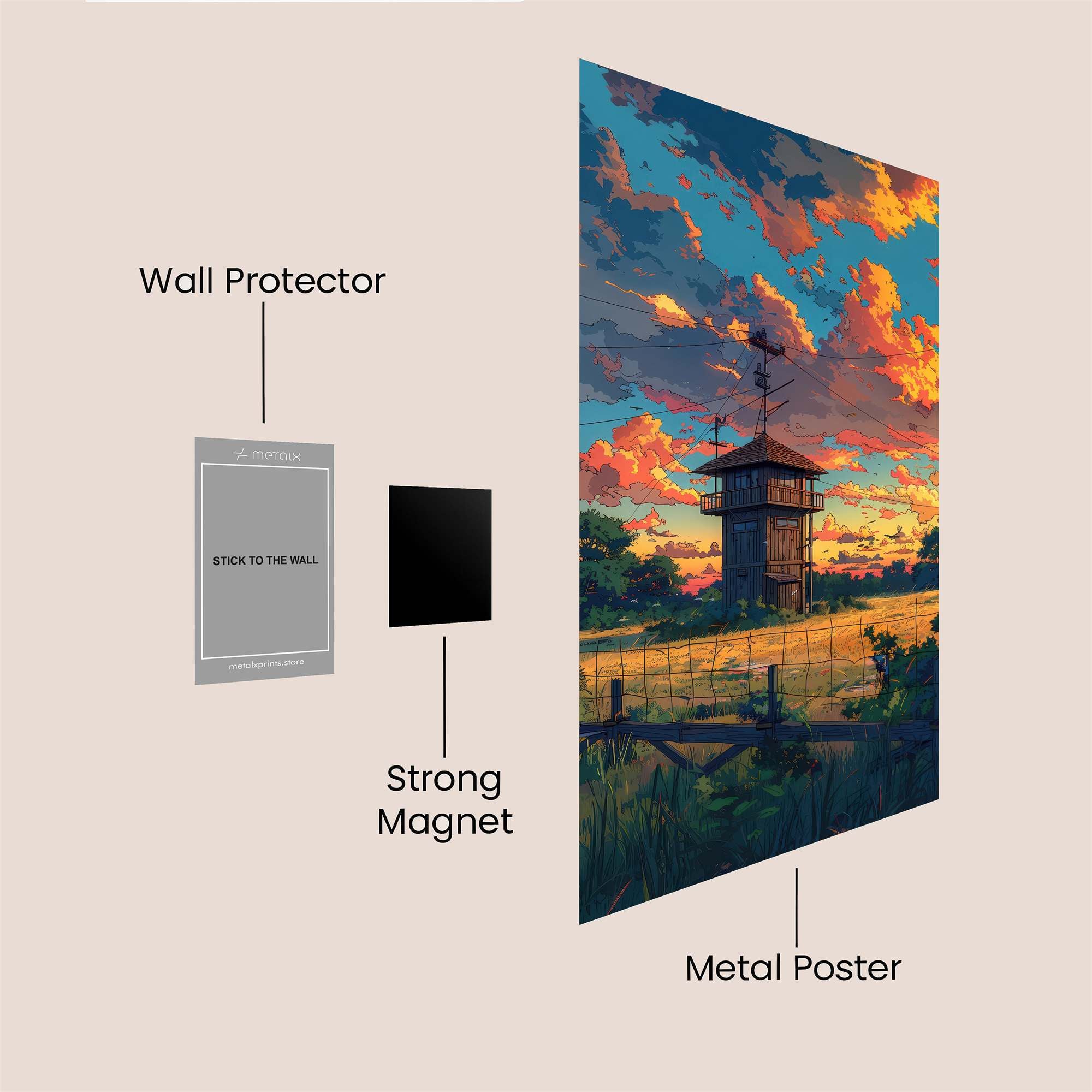 Watchtower Serenity Safe Wall Magnetic / M