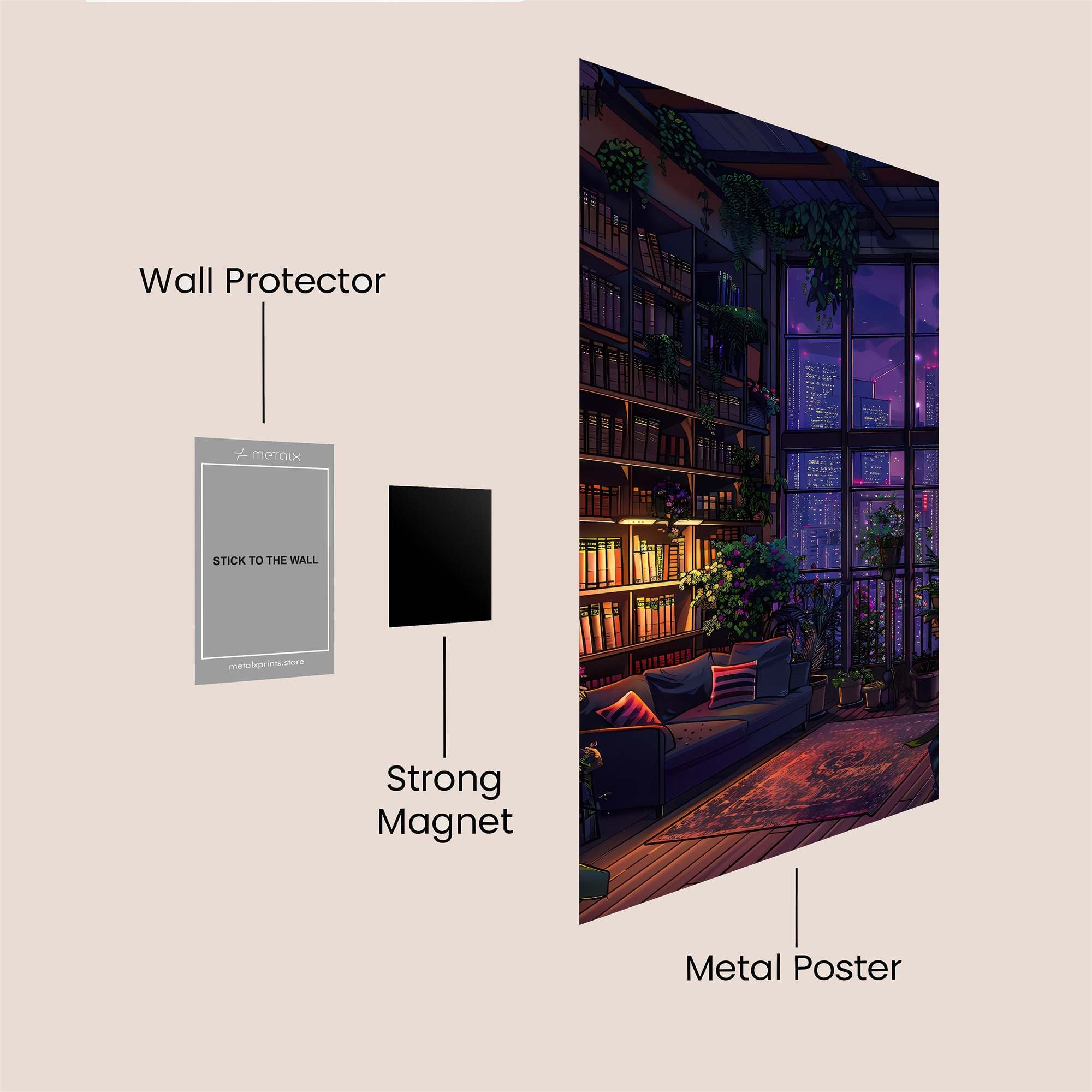 Nocturnal Sanctuary Safe Wall Magnetic / M