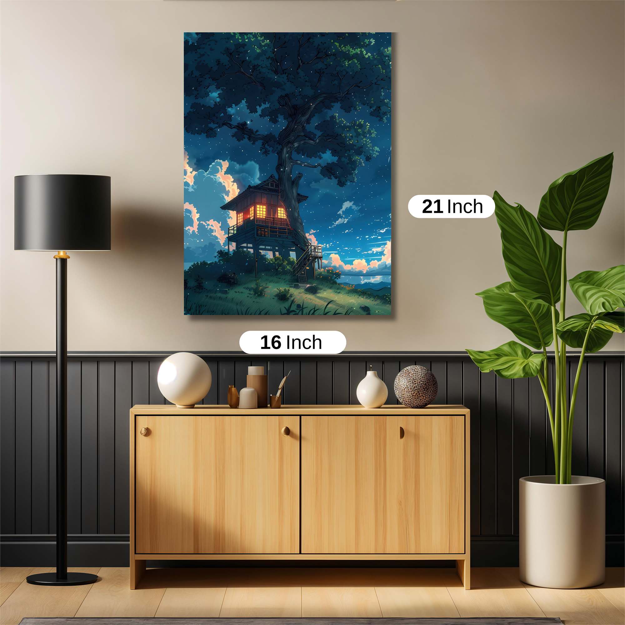 Treehouse Serenity Safe Wall Magnetic / M