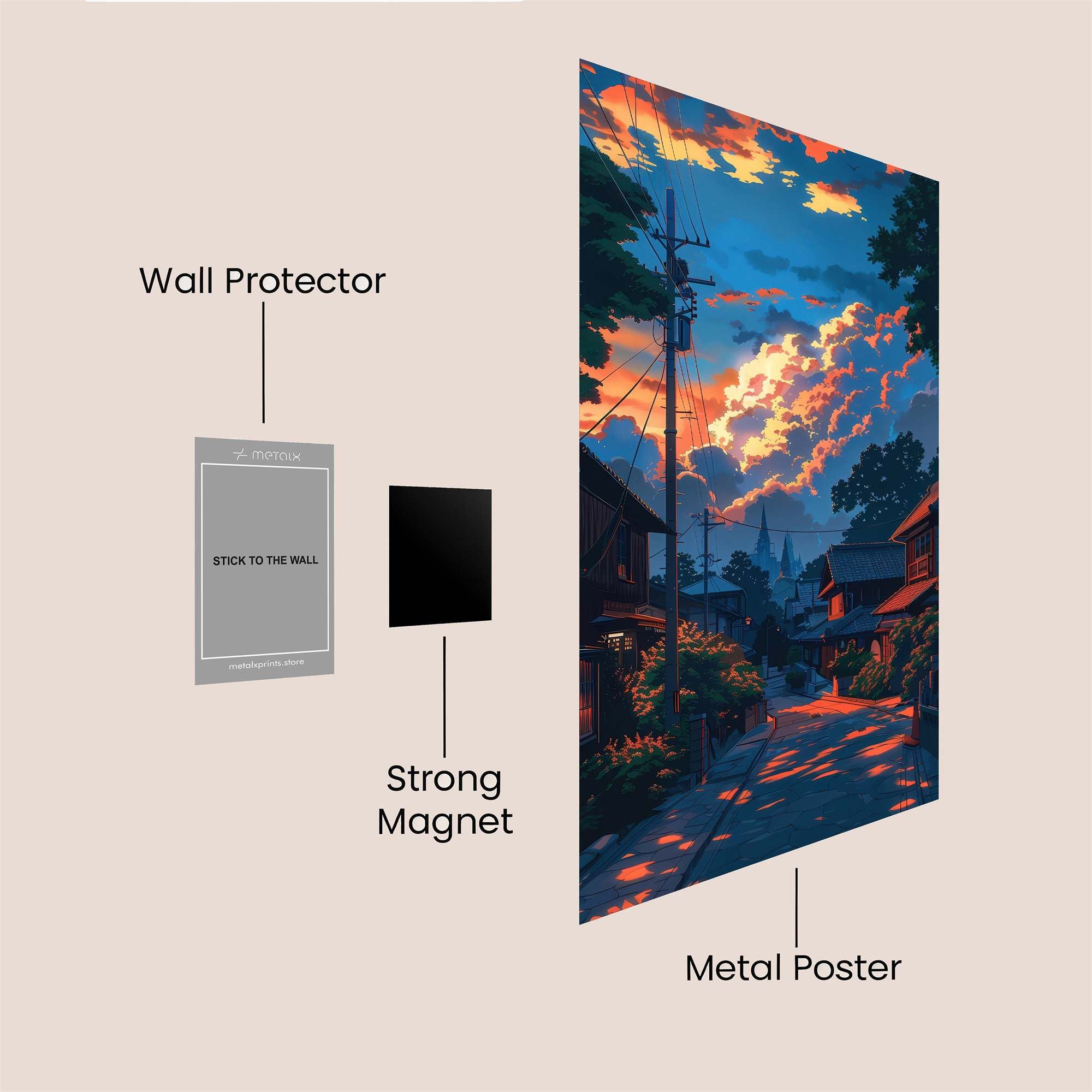 Twilight Serenity Safe Wall Magnetic / M
