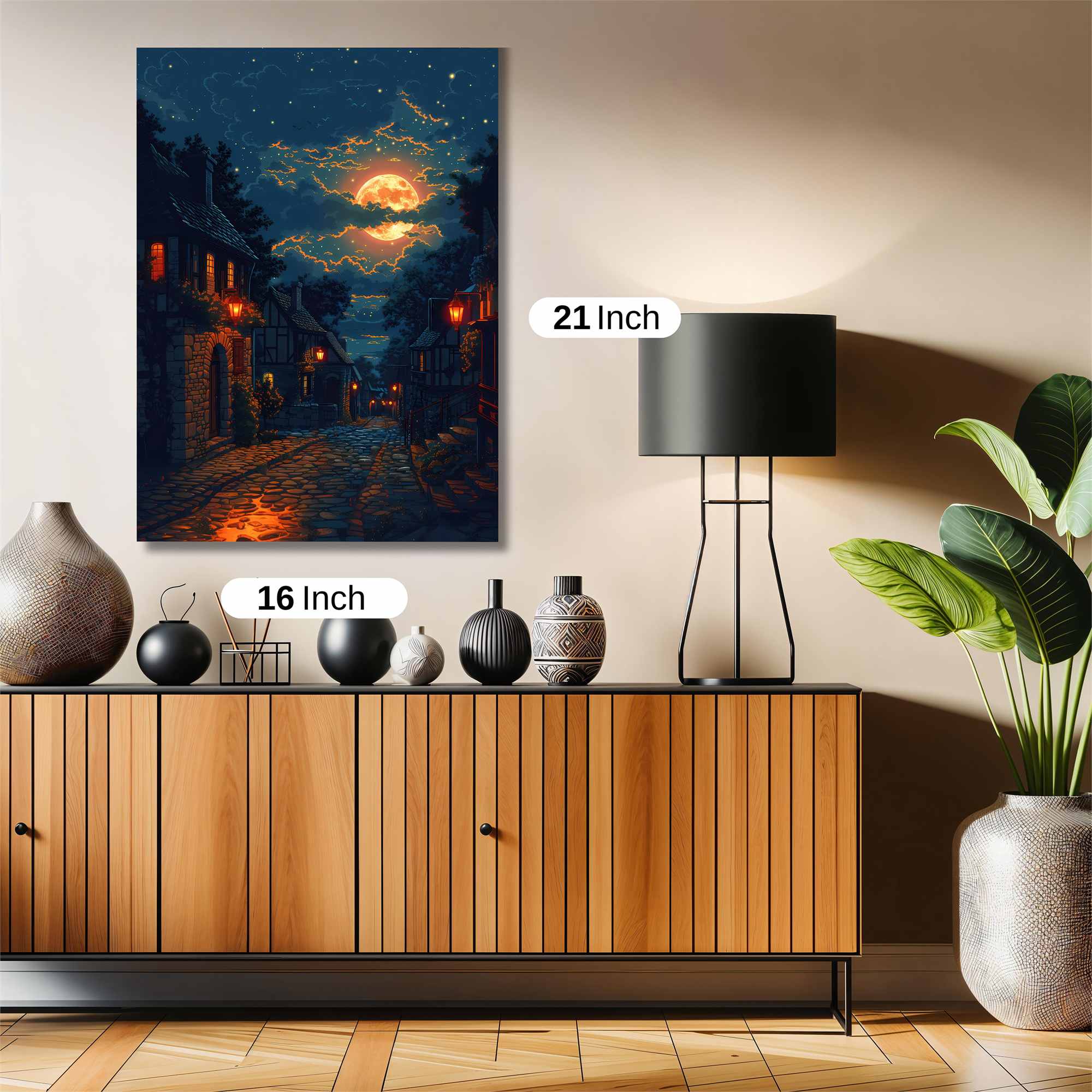Moonlit Serenity Safe Wall Magnetic / M