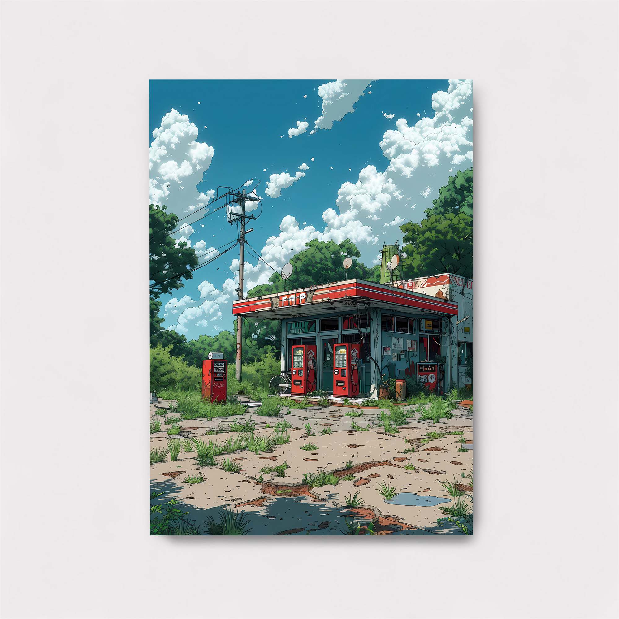 Abandoned Serenity Safe Wall Magnetic / M