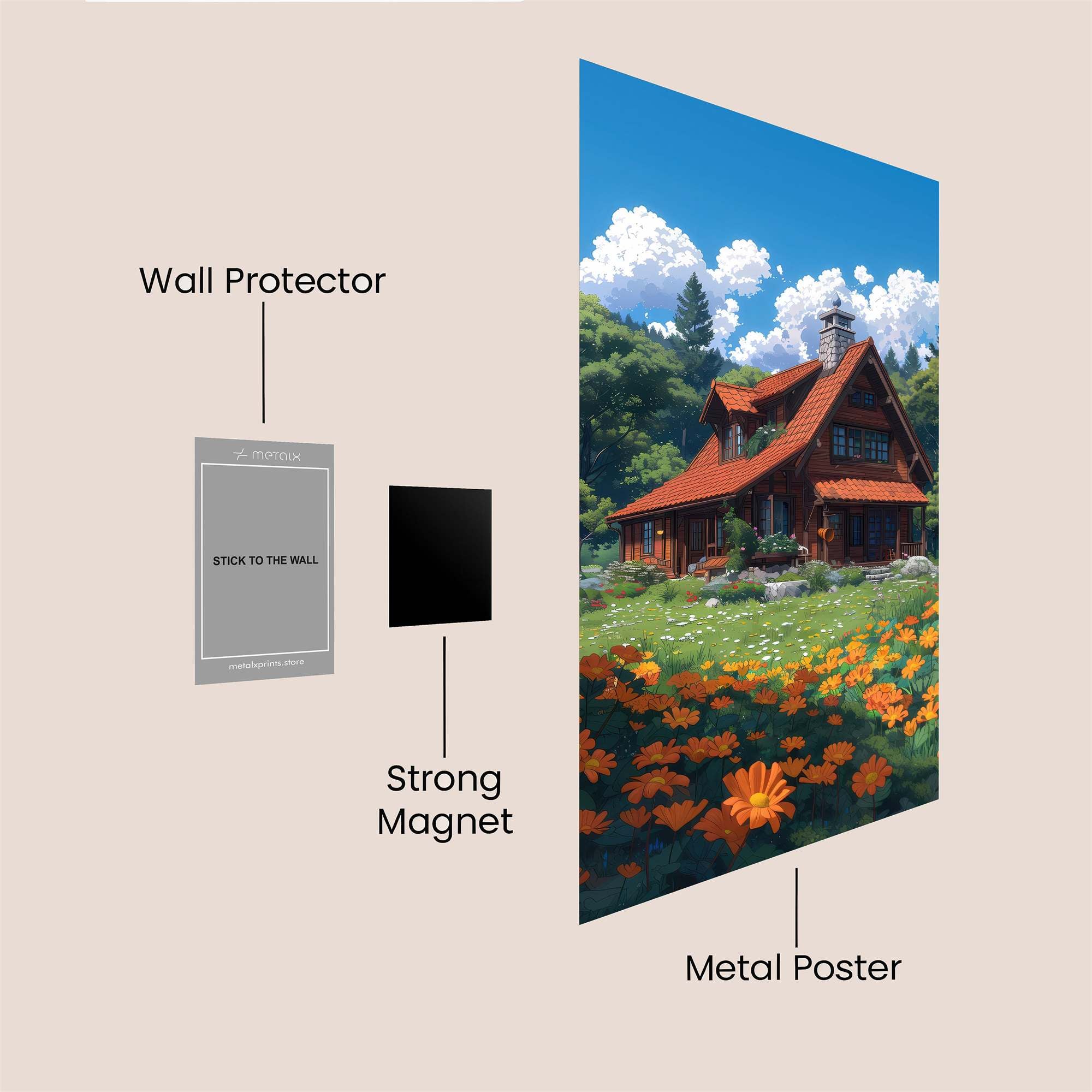 Cabin Serenity Safe Wall Magnetic / M