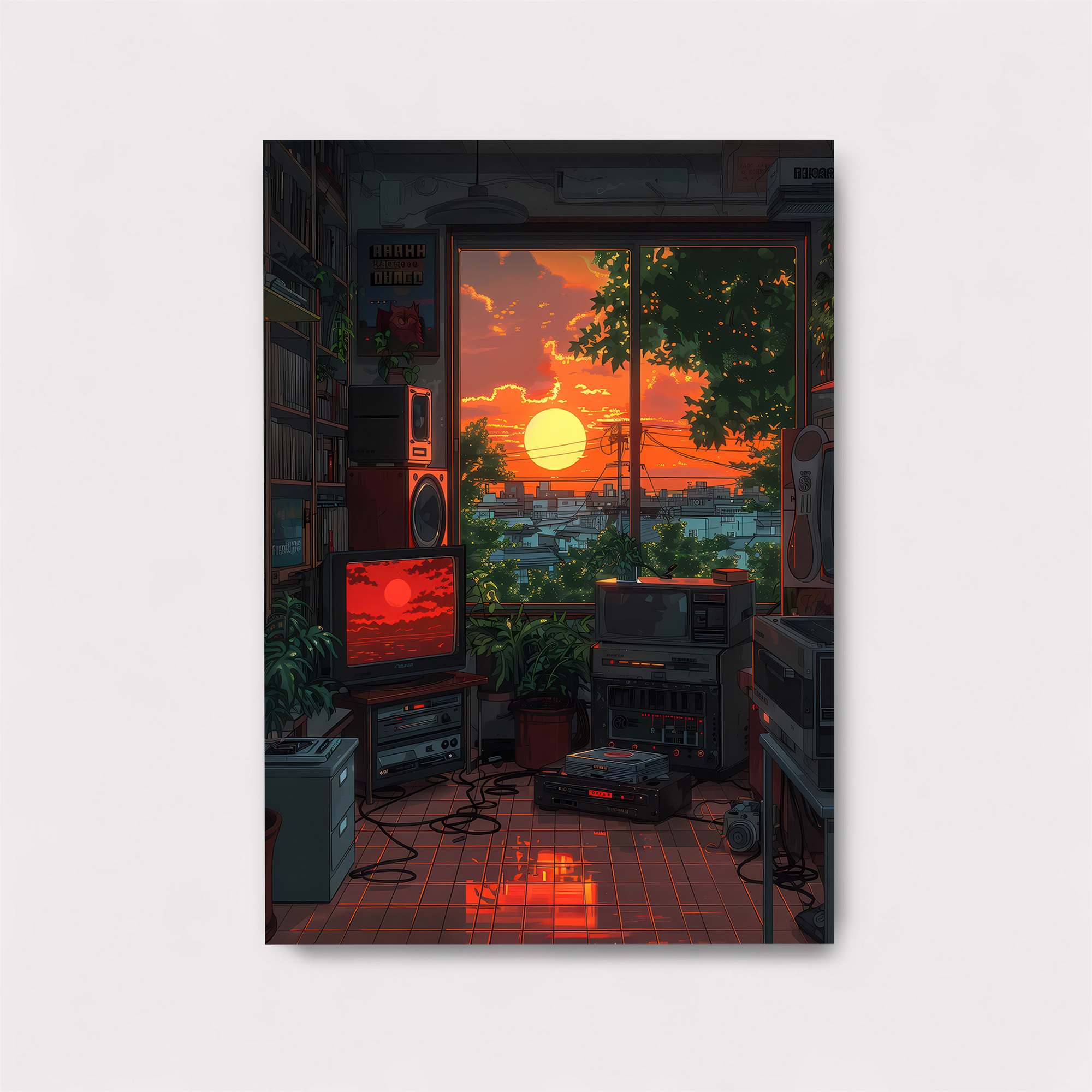 Sunset Serenity Safe Wall Magnetic / M