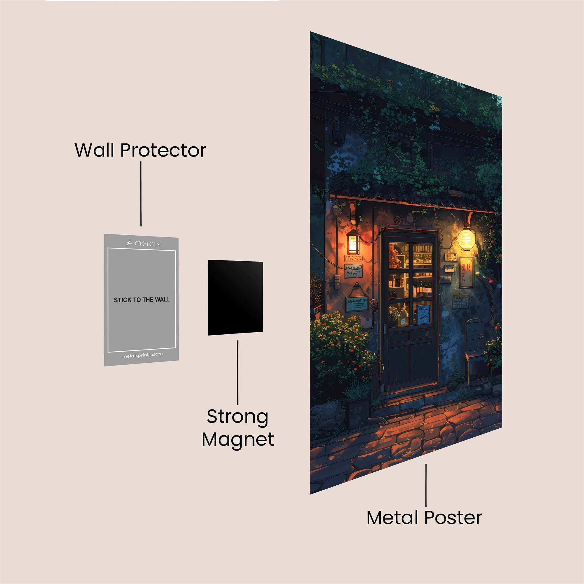 Cottage Glow Safe Wall Magnetic / M