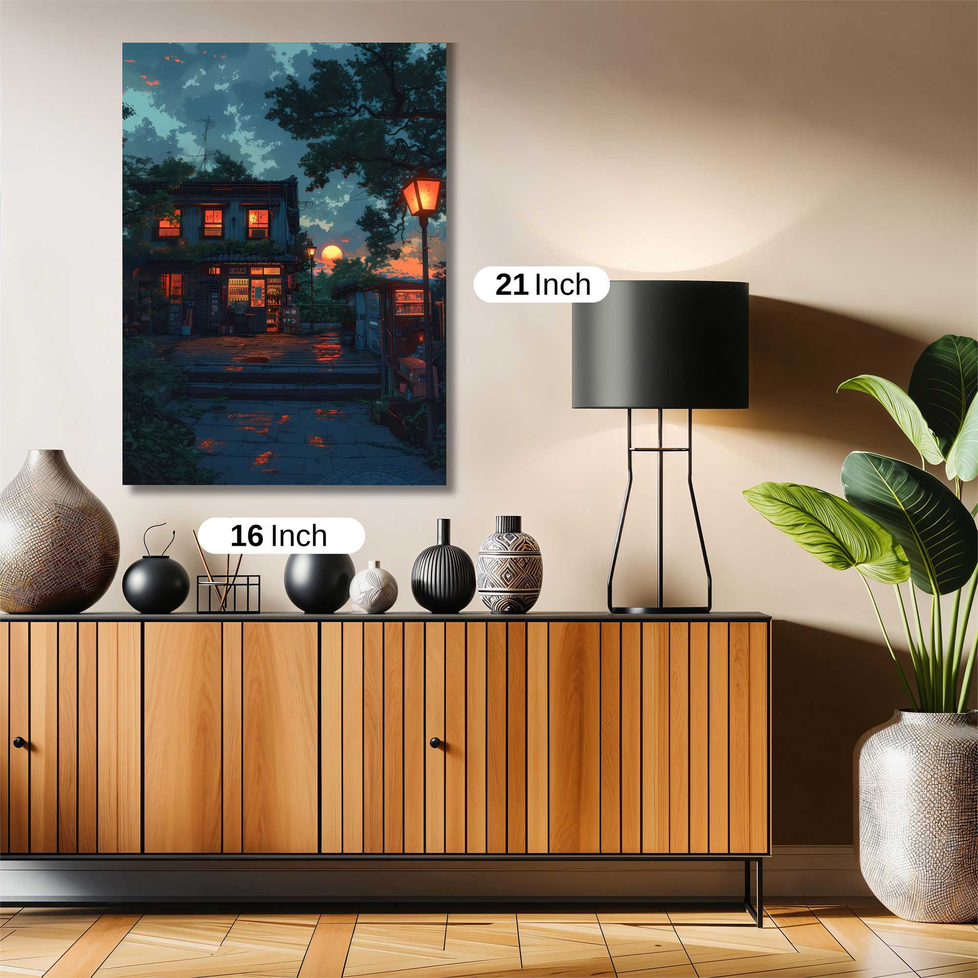 Sunset Serenity Safe Wall Magnetic / M