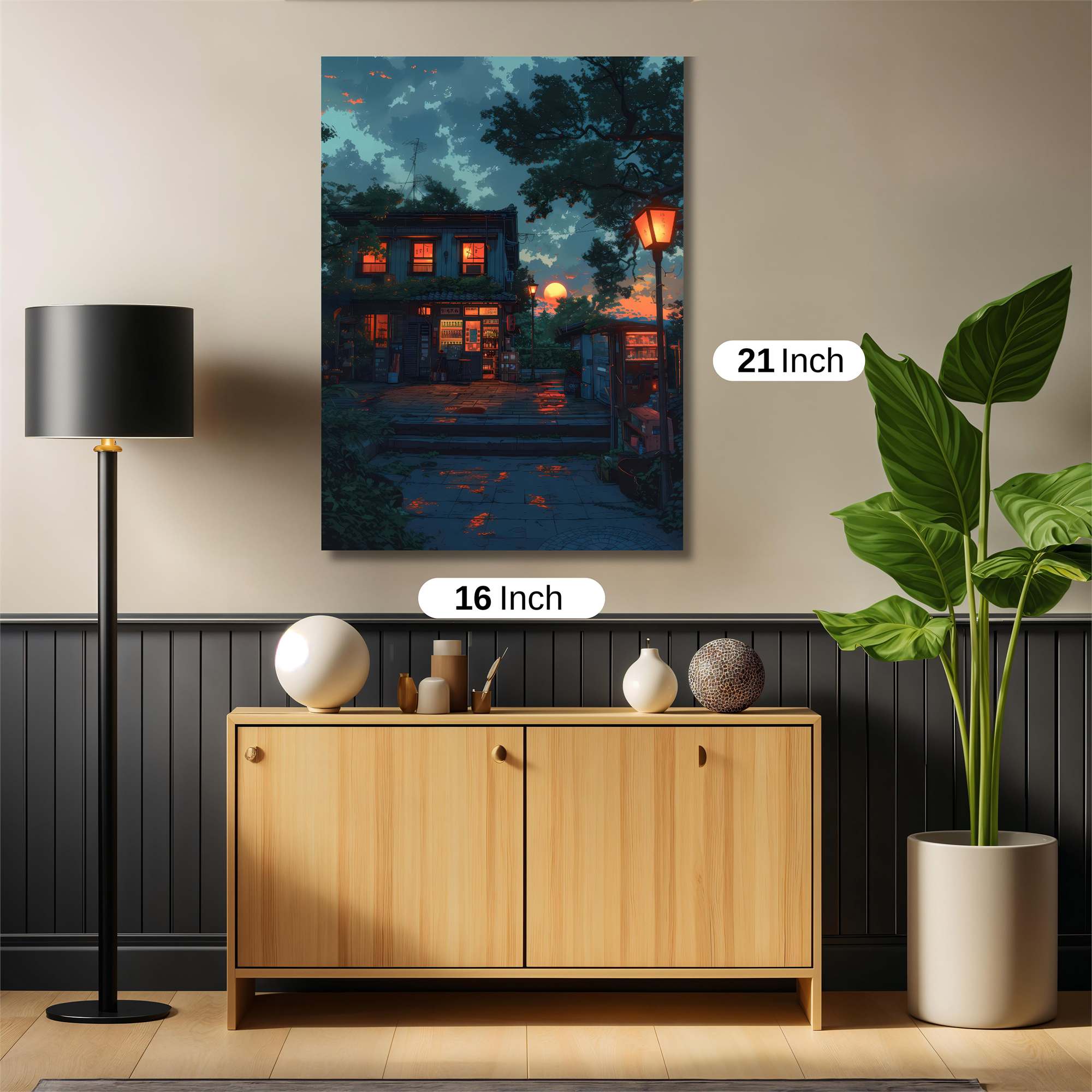 Sunset Serenity Safe Wall Magnetic / M