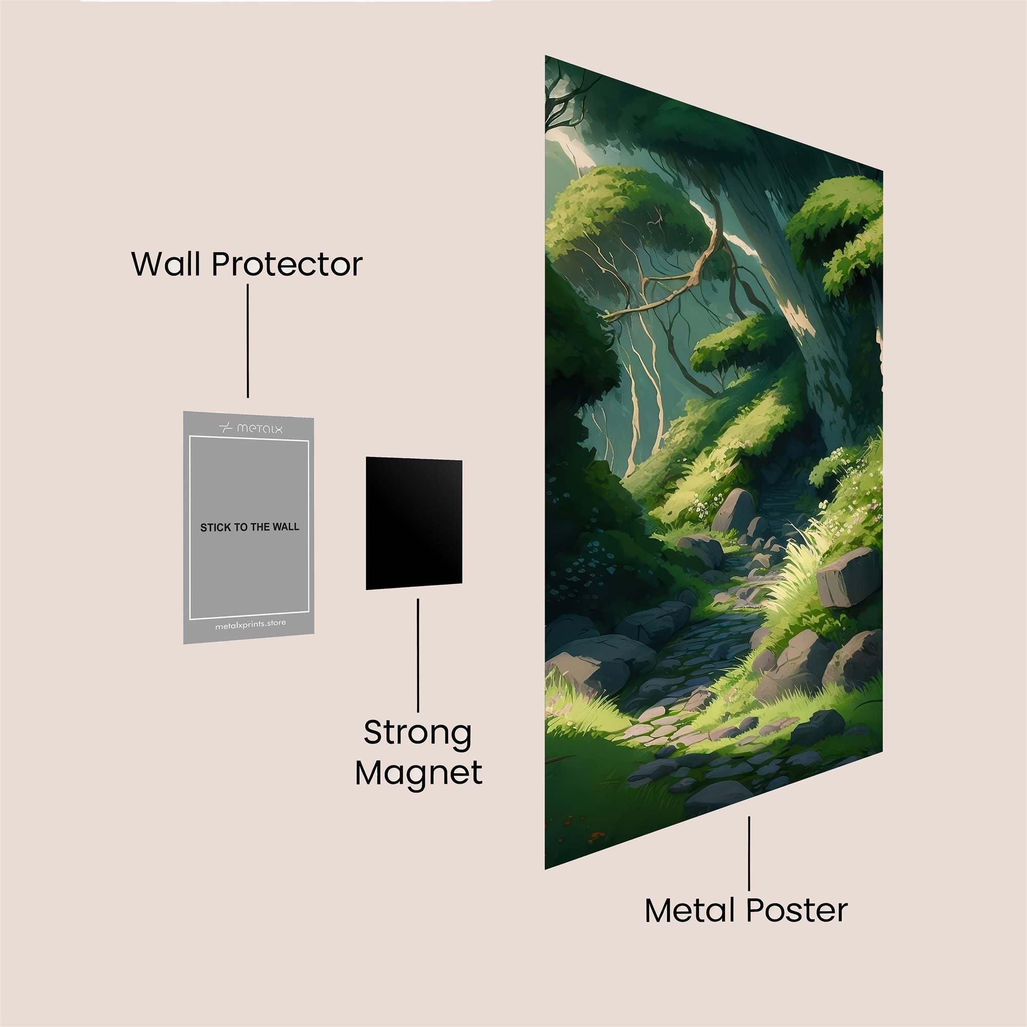 Mystic Tranquility Safe Wall Magnetic / M