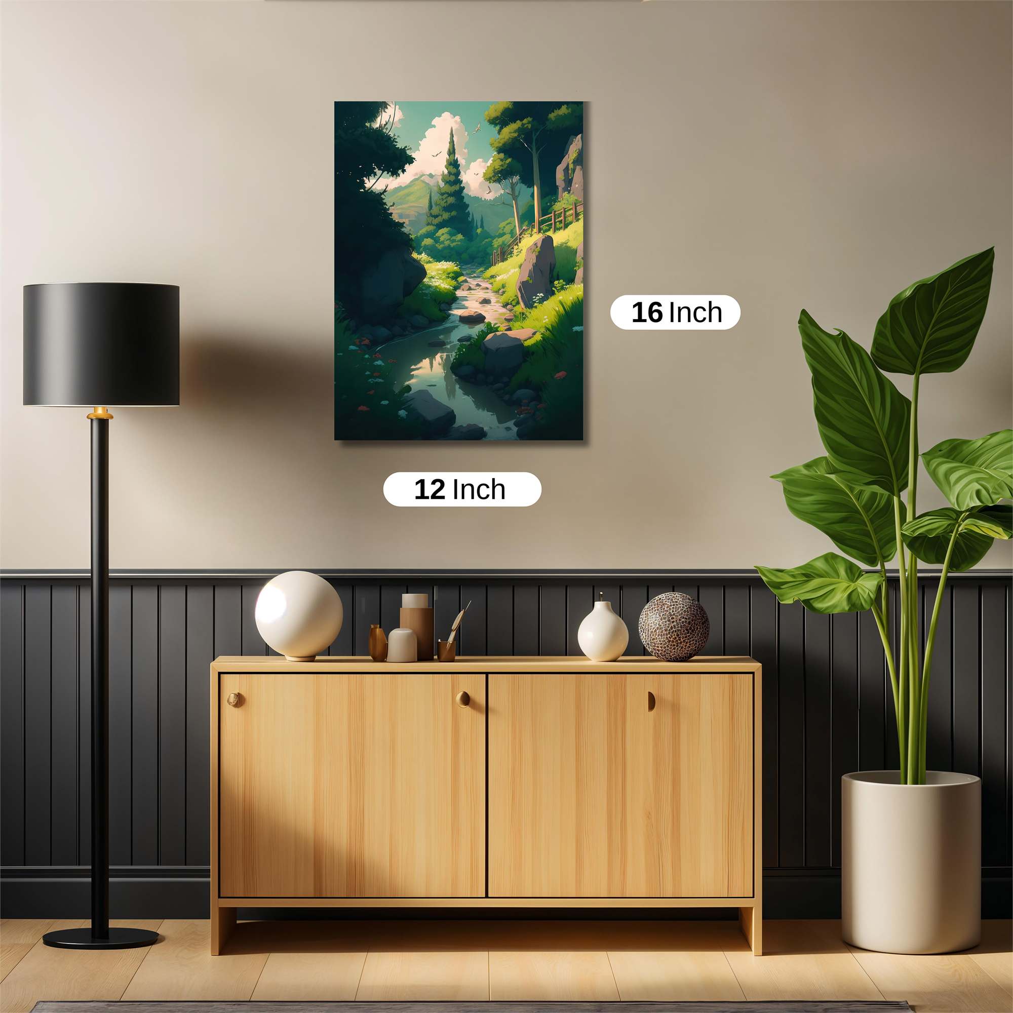 Forest Serenity Safe Wall Magnetic / M