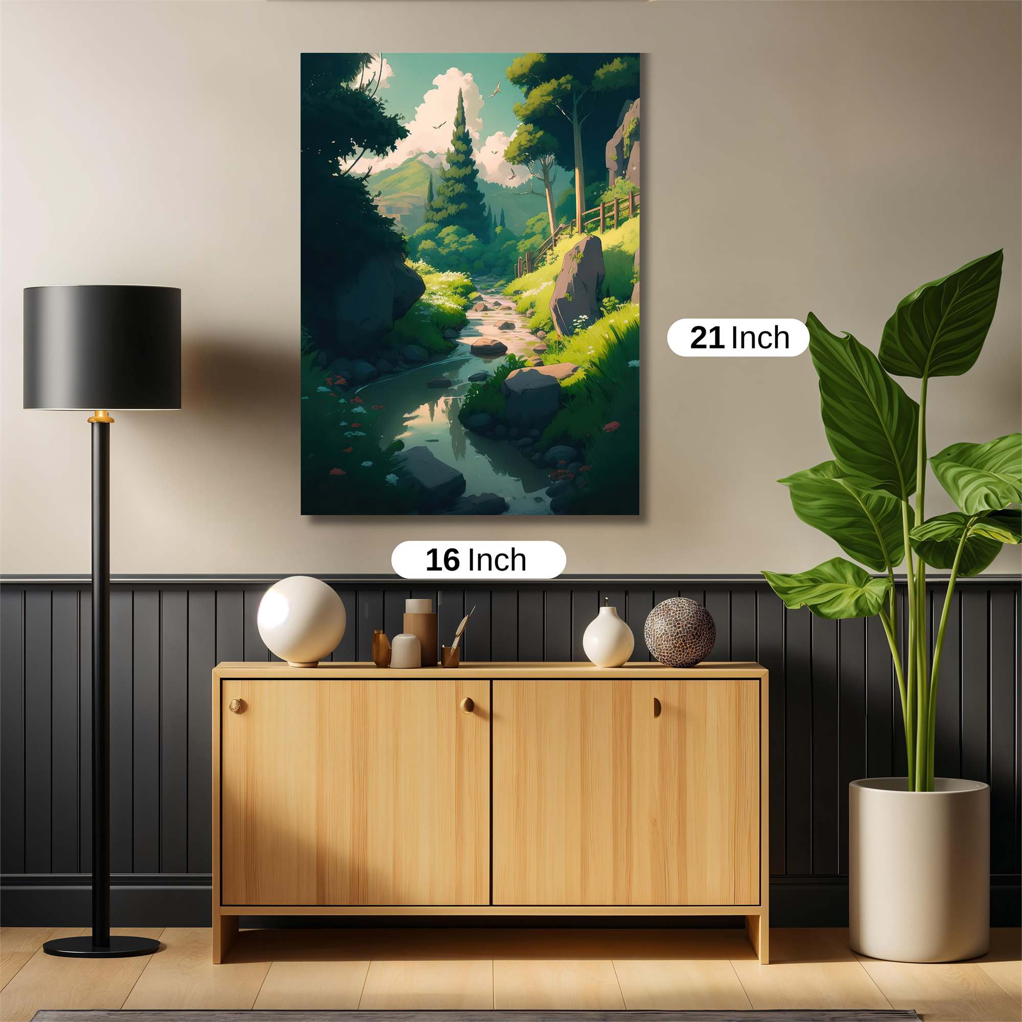Forest Serenity Safe Wall Magnetic / M