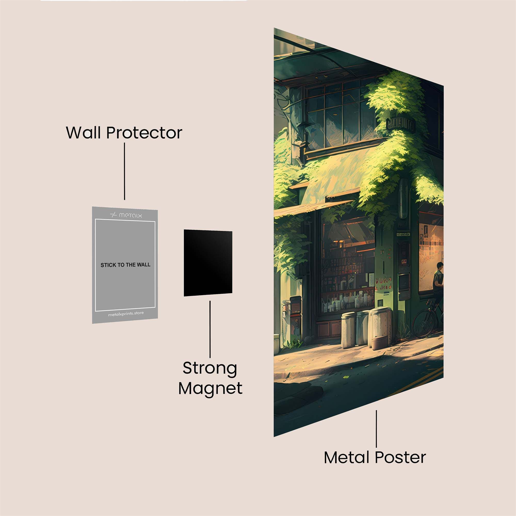 Cafe Serenity Safe Wall Magnetic / M