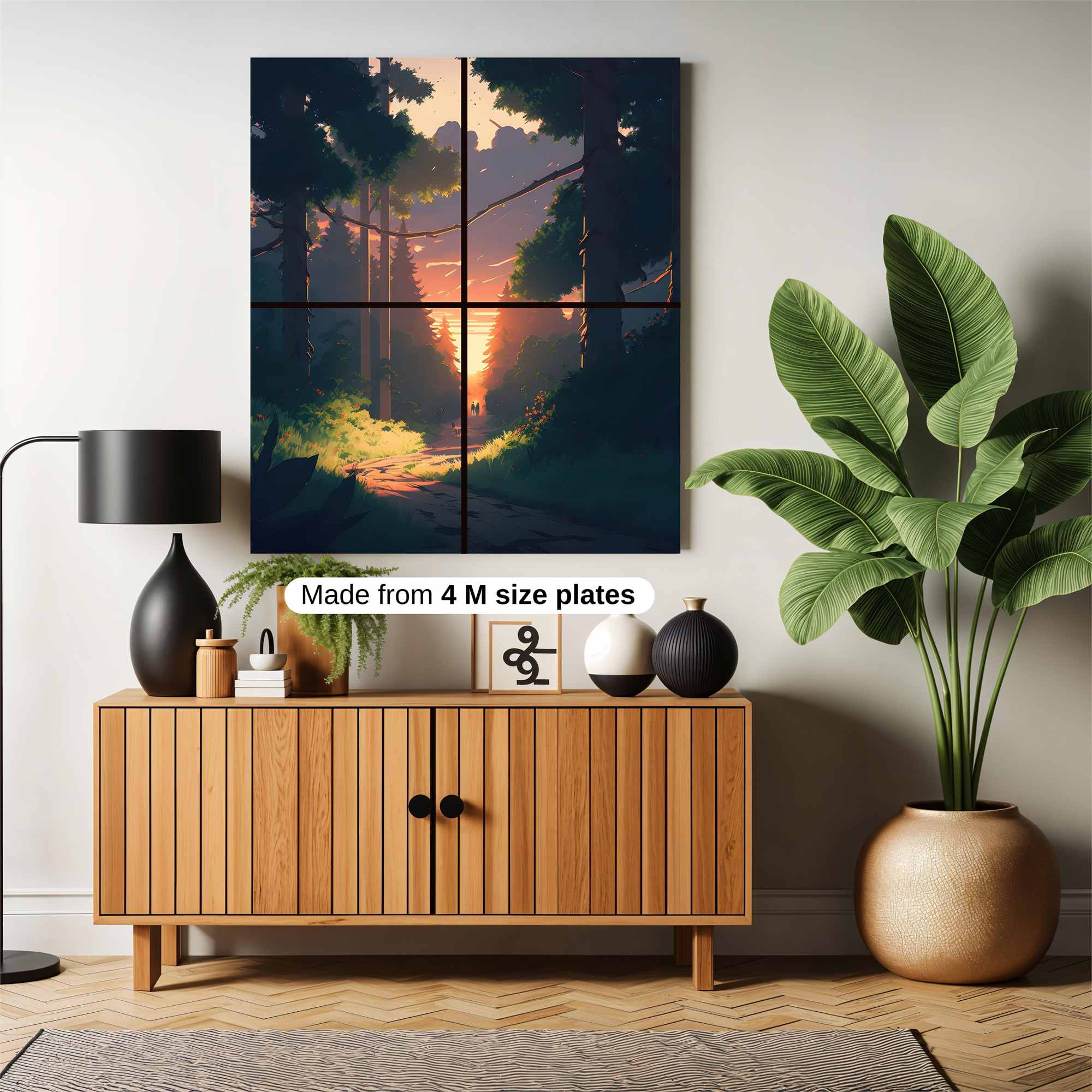 Sunset Serenity Safe Wall Magnetic / M