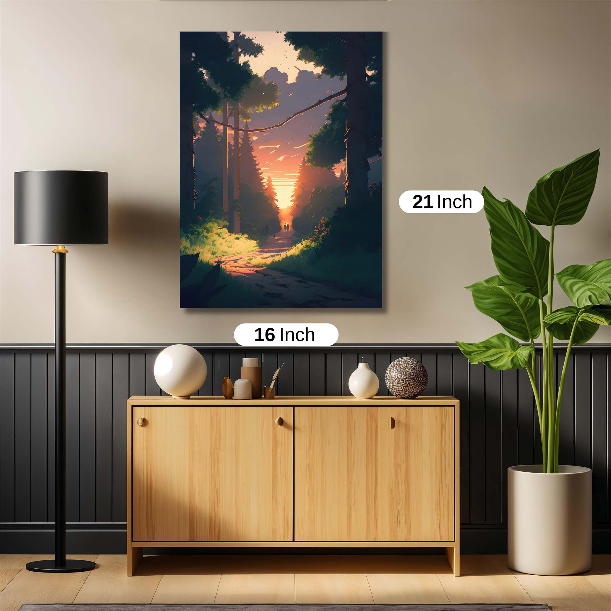 Sunset Serenity Safe Wall Magnetic / M